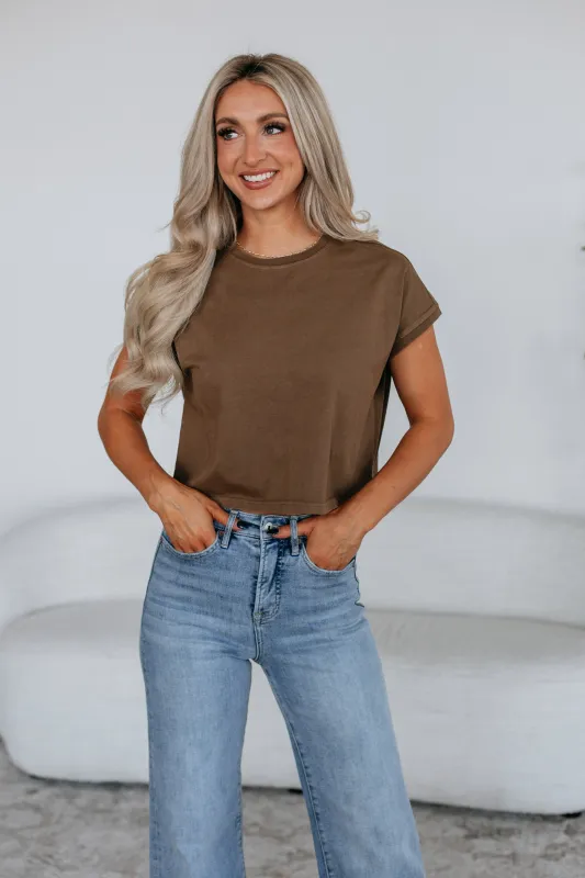 Monika Basic Tee sold by Wild Oak Boutique