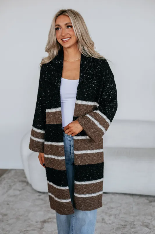 Lowell Striped Cardigan made by Promesa