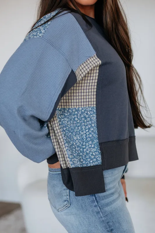 Lennie Contrast Top sold by Wild Oak Boutique