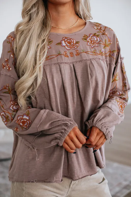 Jasmina Floral Top sold by Wild Oak Boutique