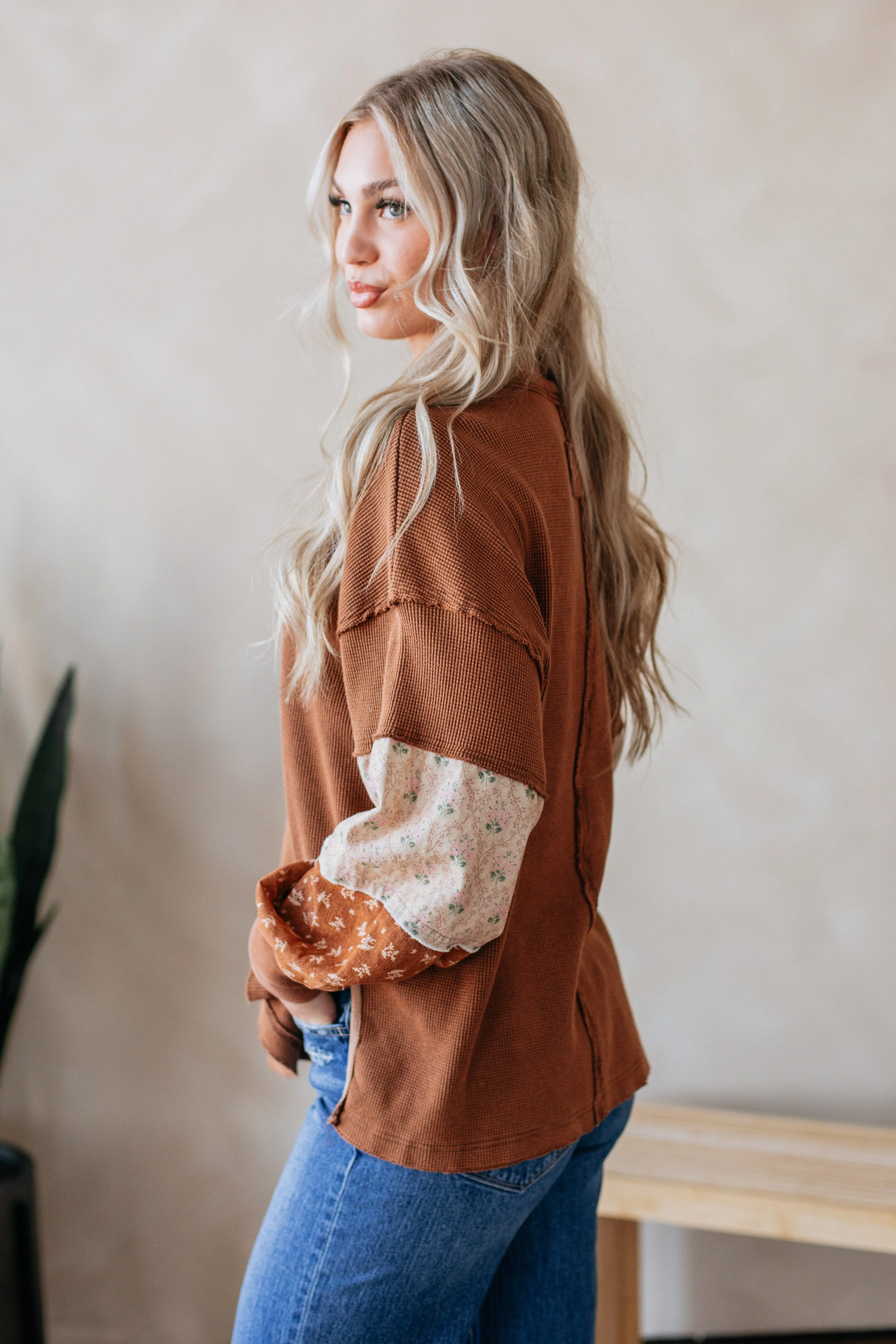 Clementine Contrast Top sold by Wild Oak Boutique product image thumbnail 4