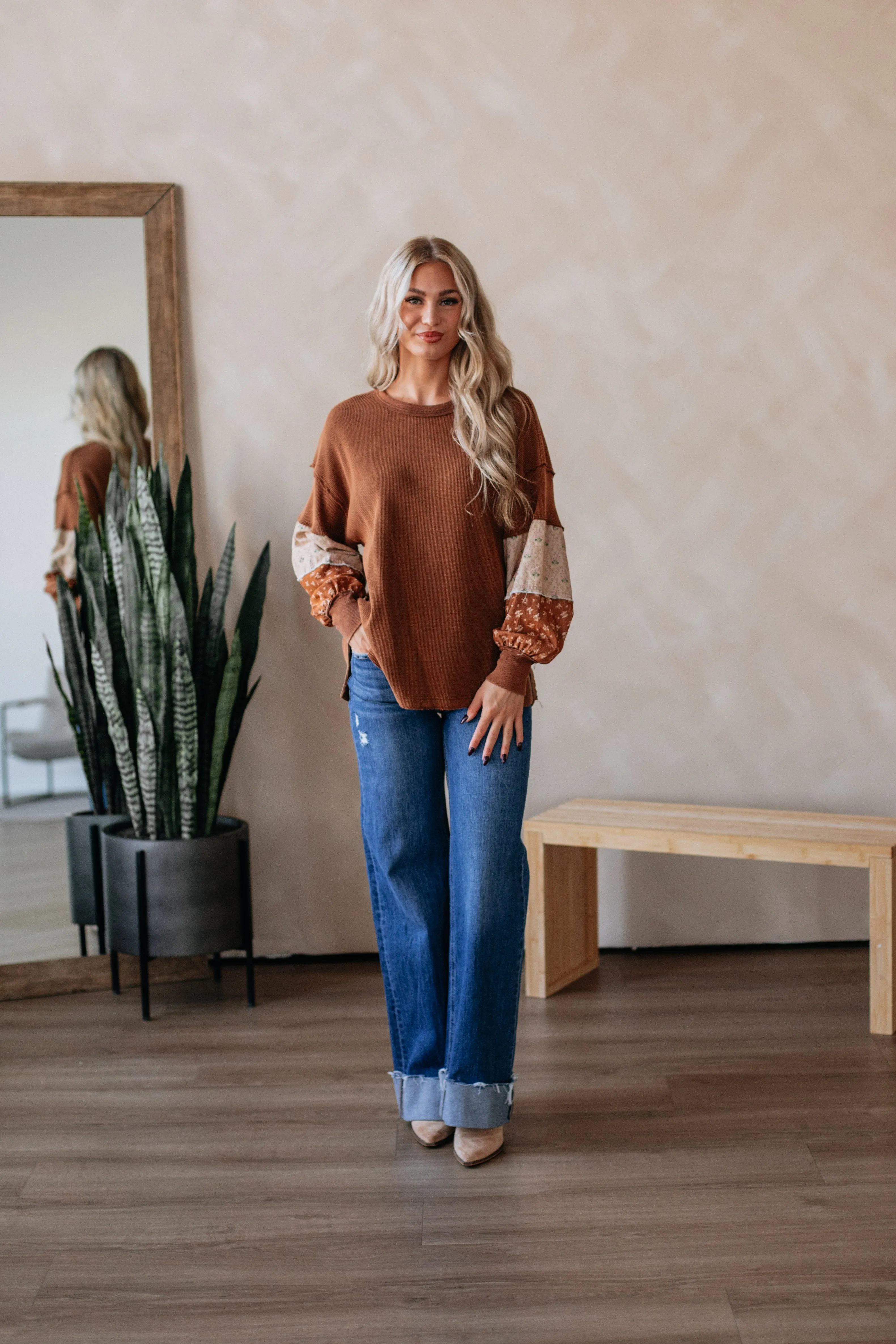 Clementine Contrast Top sold by Wild Oak Boutique product image thumbnail 3