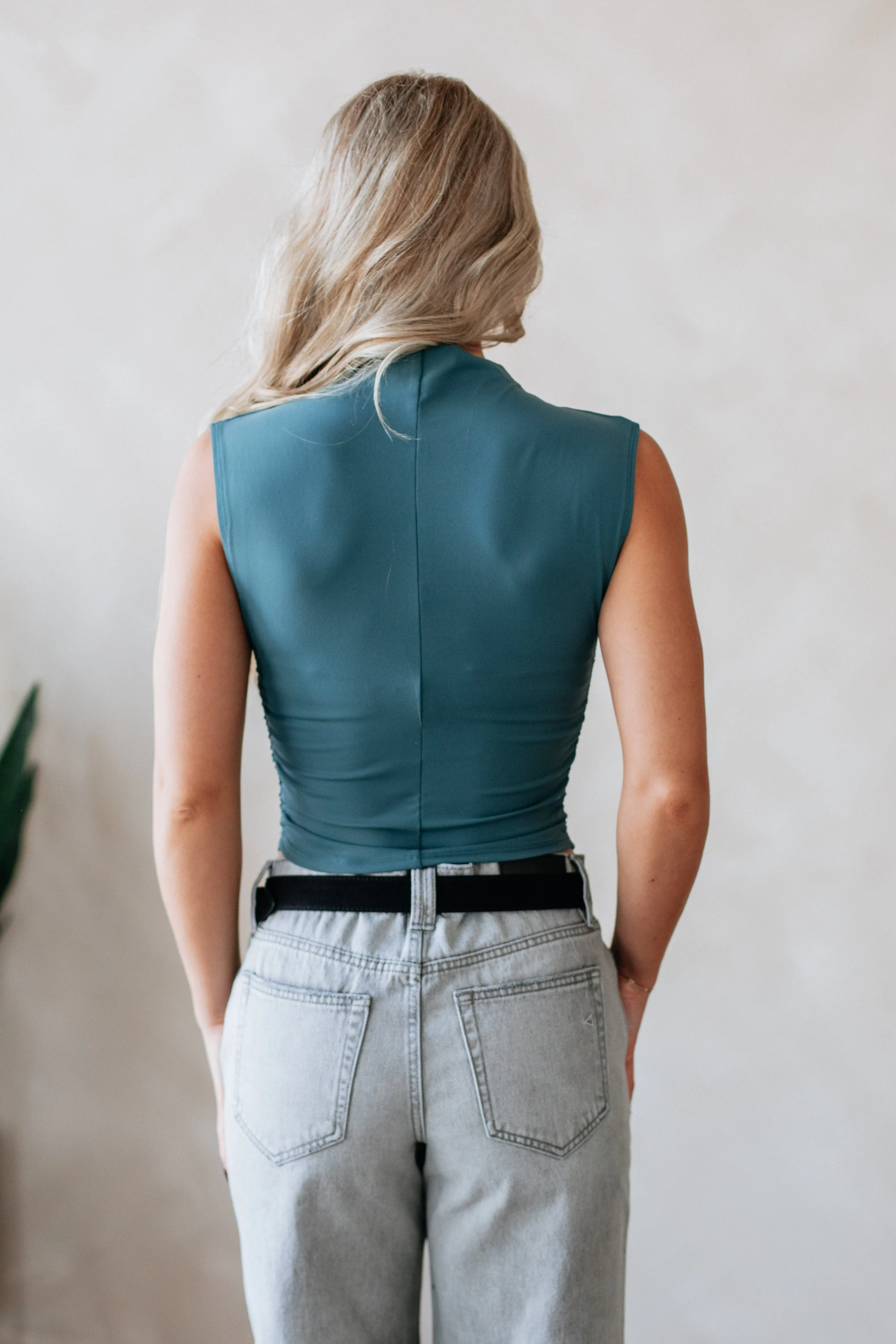 Krysta Ruched Top sold by Wild Oak Boutique product image thumbnail 5