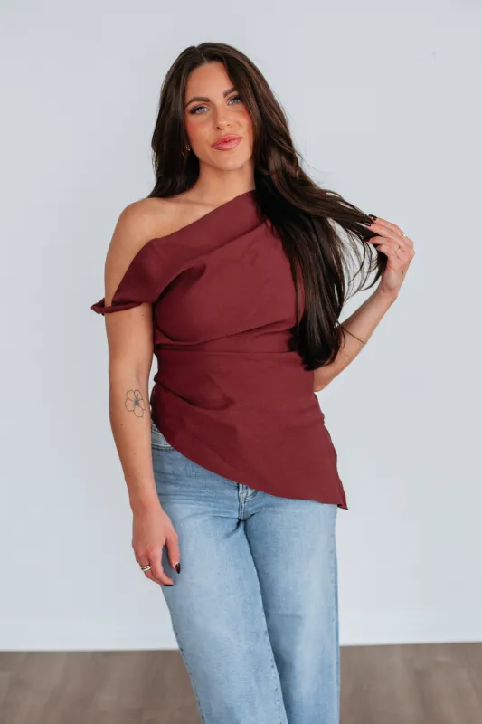 Chic Moment Top sold by Wild Oak Boutique
