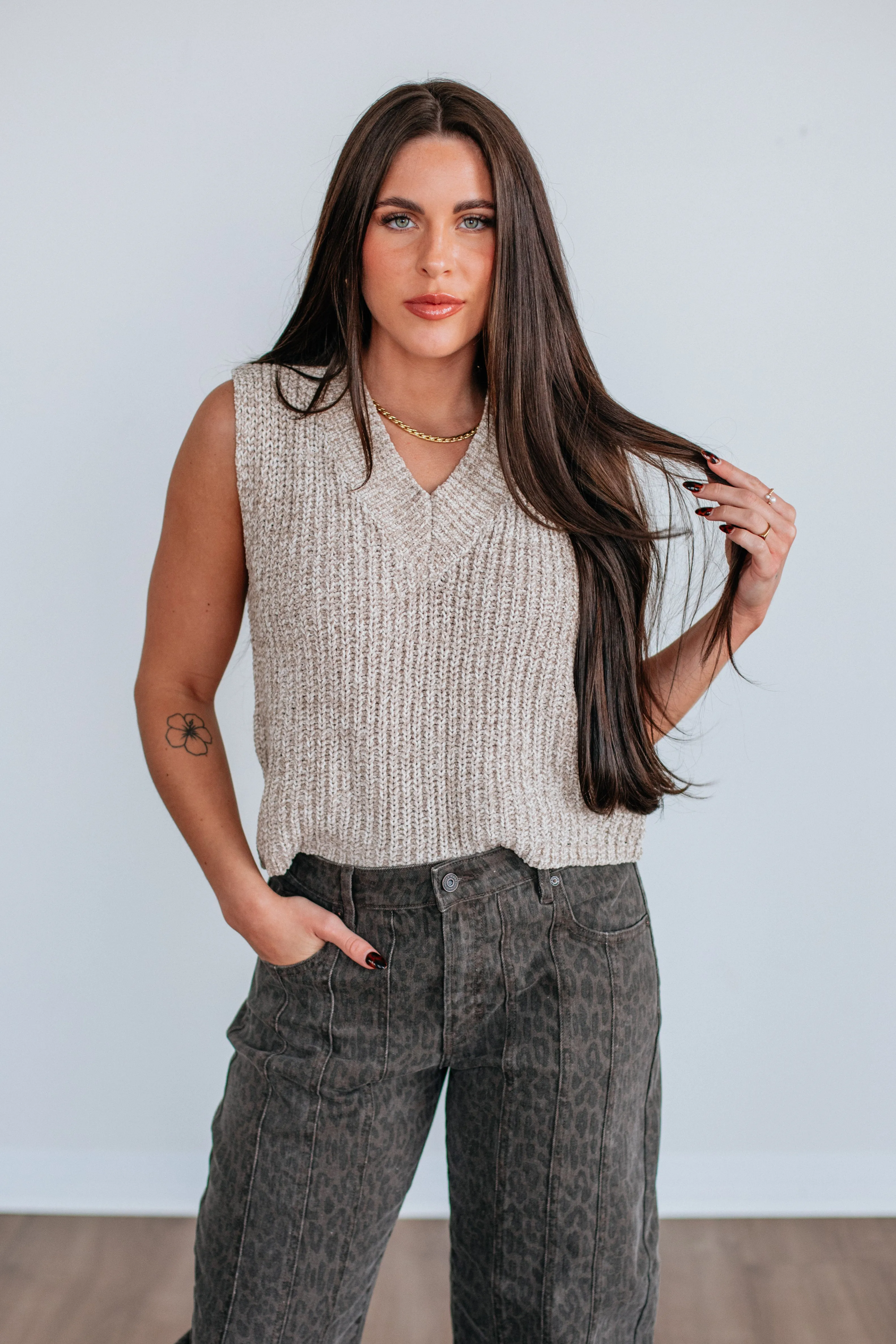 Simora Sweater Vest sold by Wild Oak Boutique product image thumbnail 4