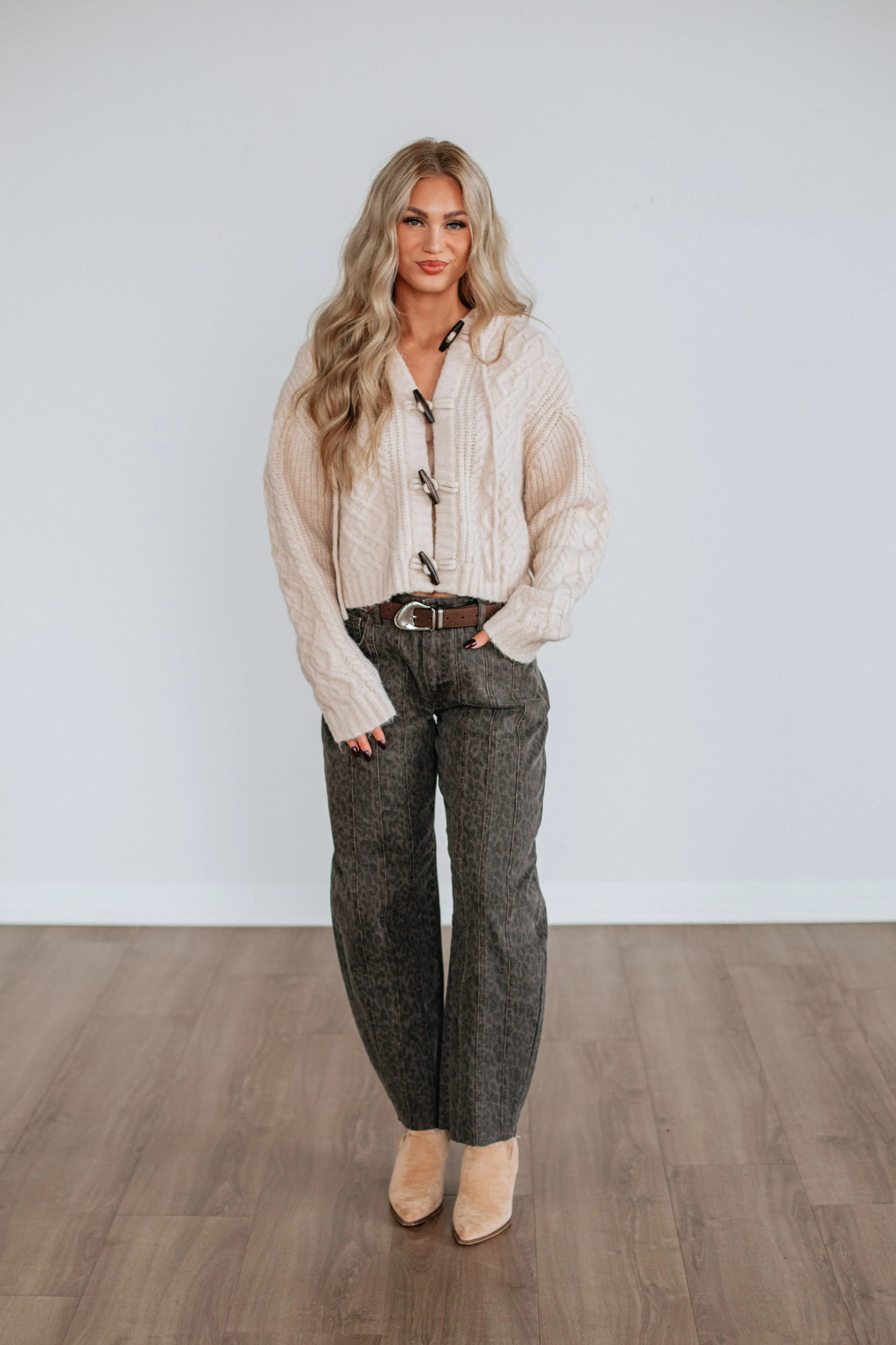 Natalee Cable Knit Cardigan sold by Wild Oak Boutique product image thumbnail 3