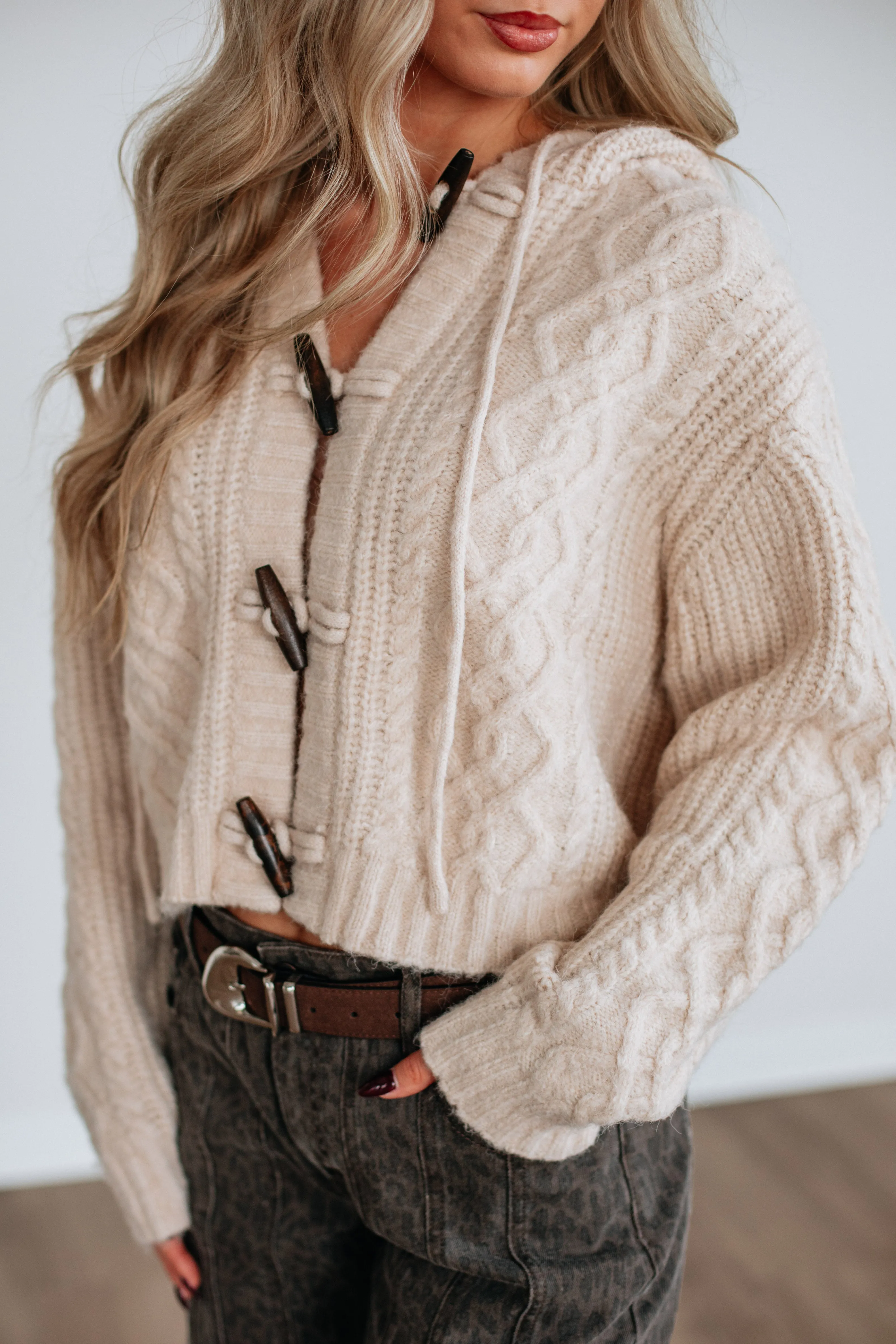 Natalee Cable Knit Cardigan sold by Wild Oak Boutique product image thumbnail 4