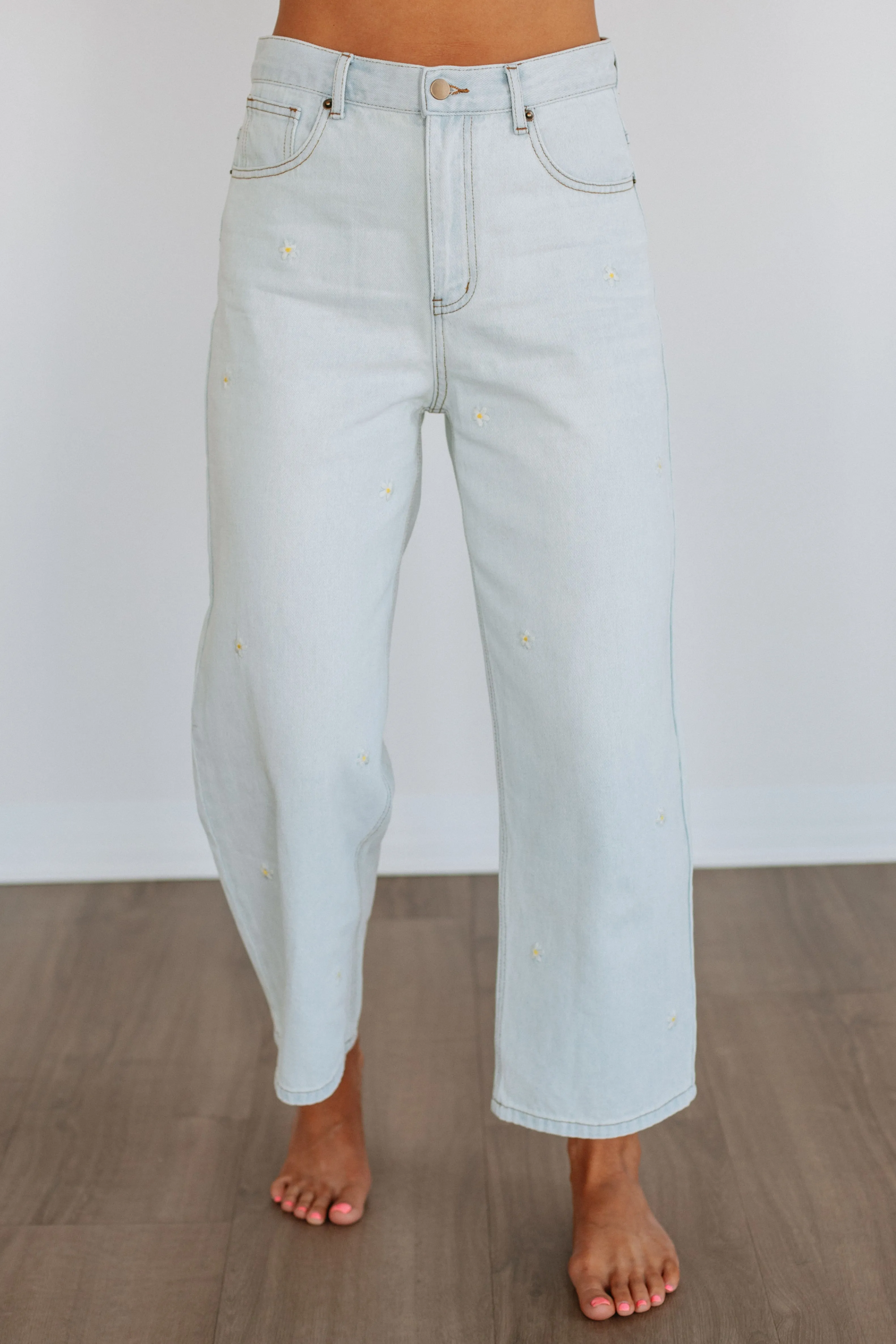 Britney Denim Pants sold by Wild Oak Boutique