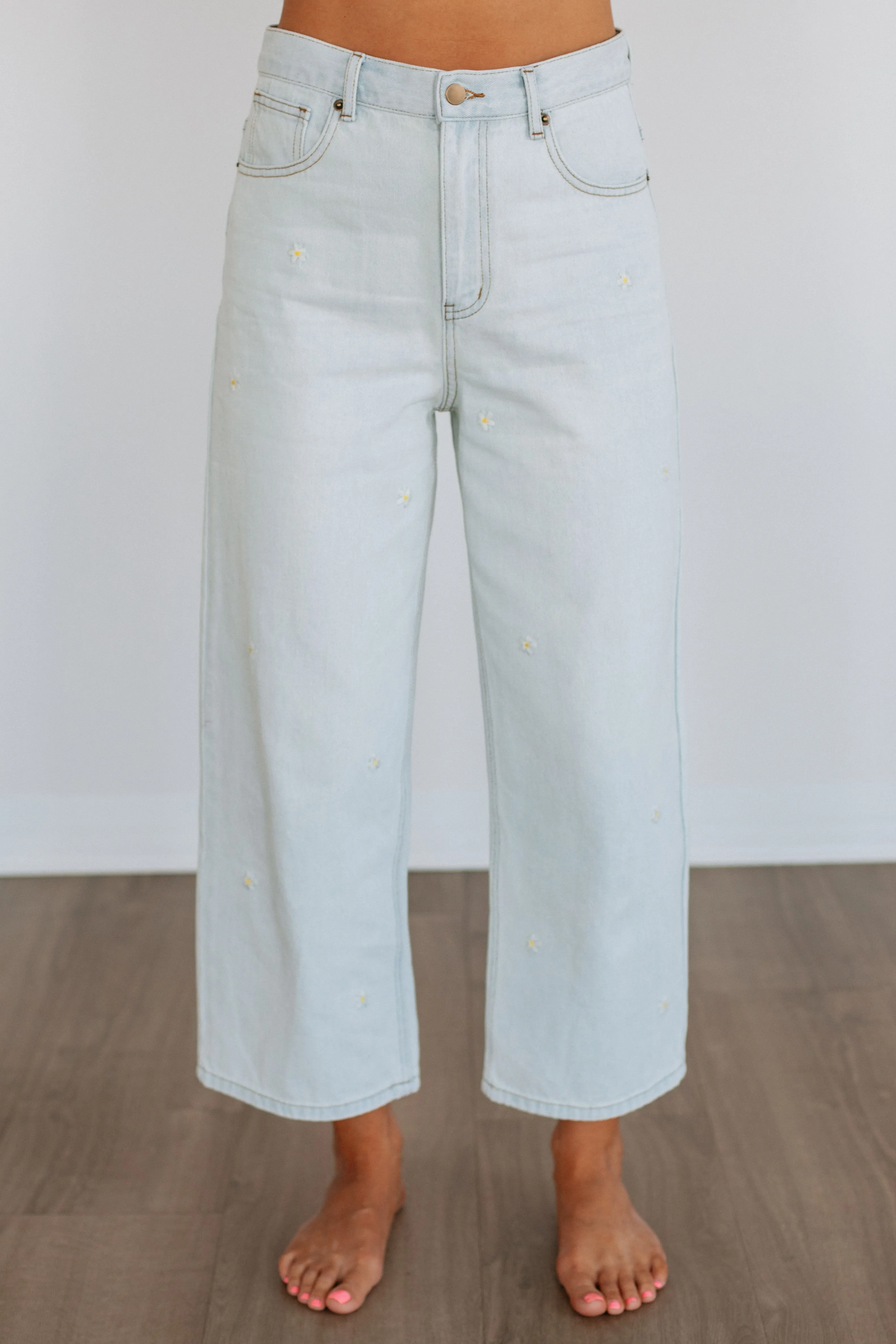 Britney Denim Pants sold by Wild Oak Boutique product image thumbnail 3