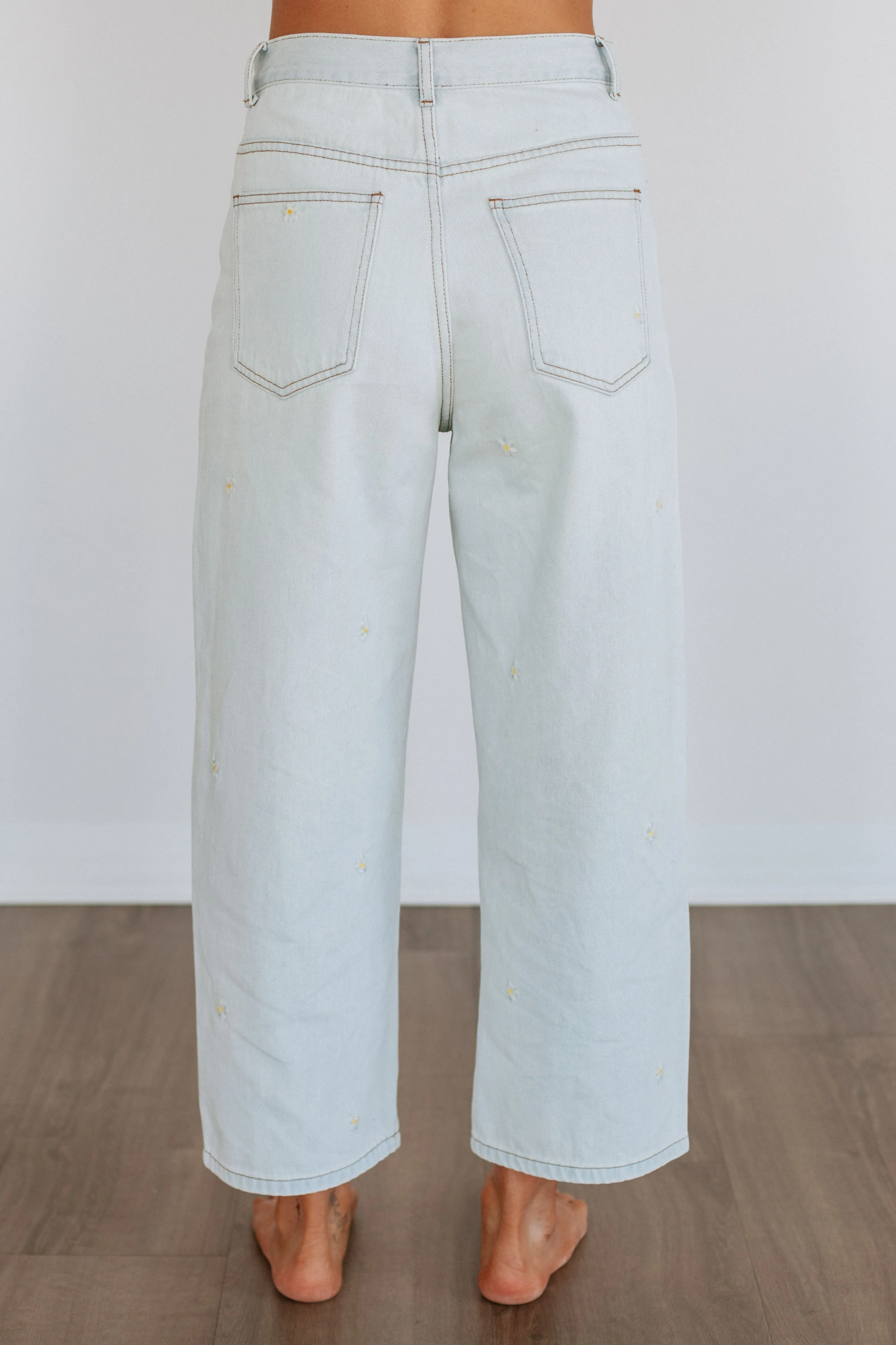 Britney Denim Pants sold by Wild Oak Boutique product image thumbnail 4