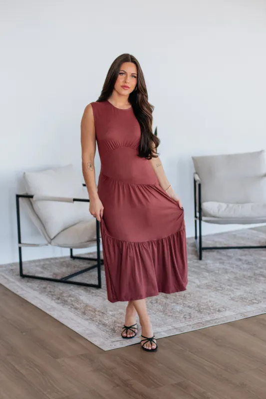 Amabella Midi Dress sold by Wild Oak Boutique