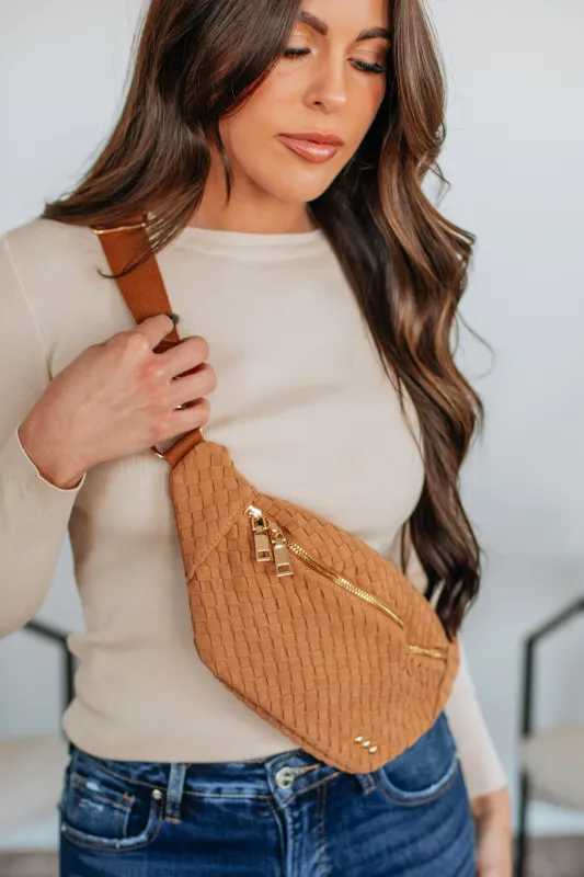 Tricia Suede Bum Bag made by Wild Oak Boutique