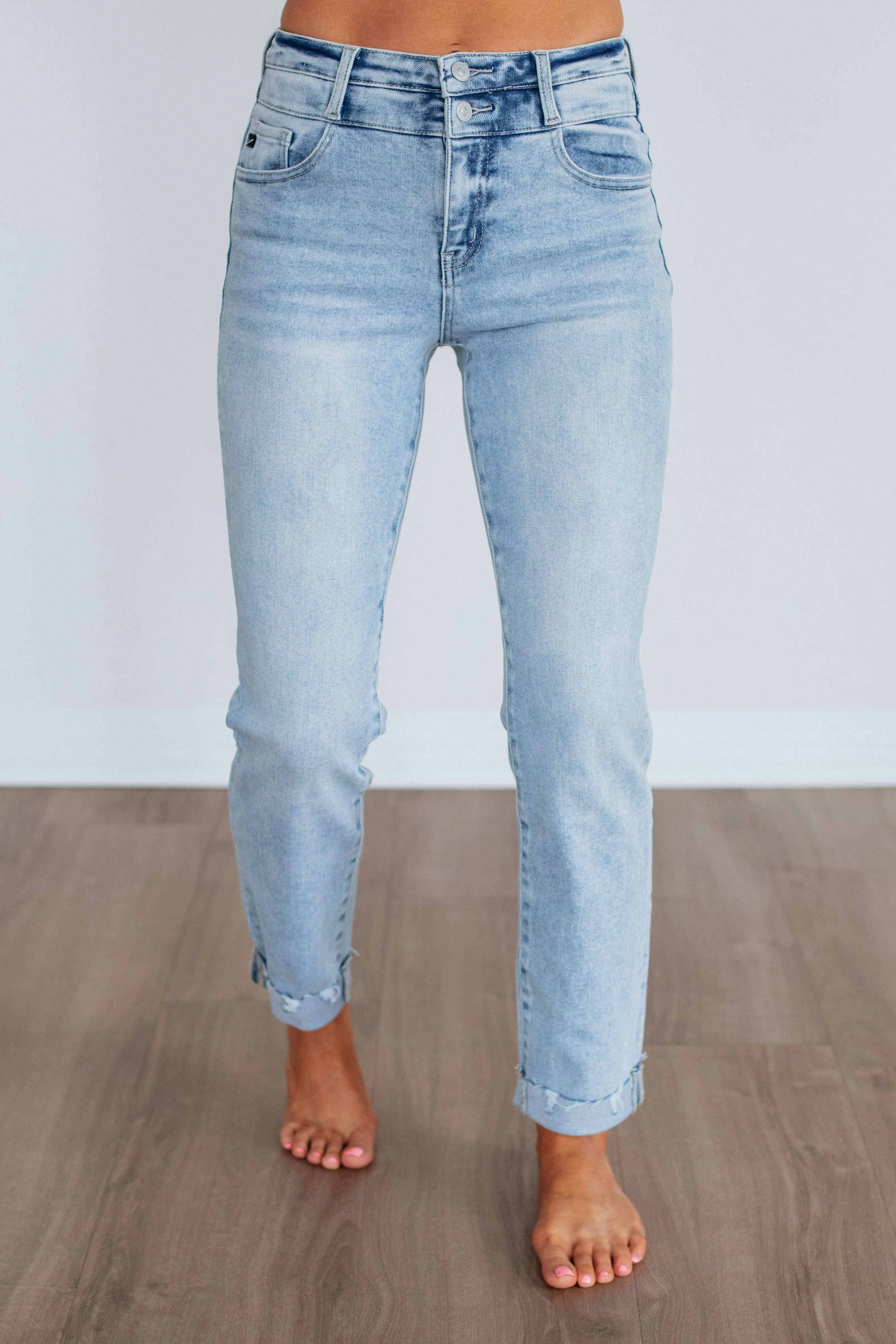 Carlin KanCan Jeans - Light Wash sold by Wild Oak Boutique product image thumbnail 5