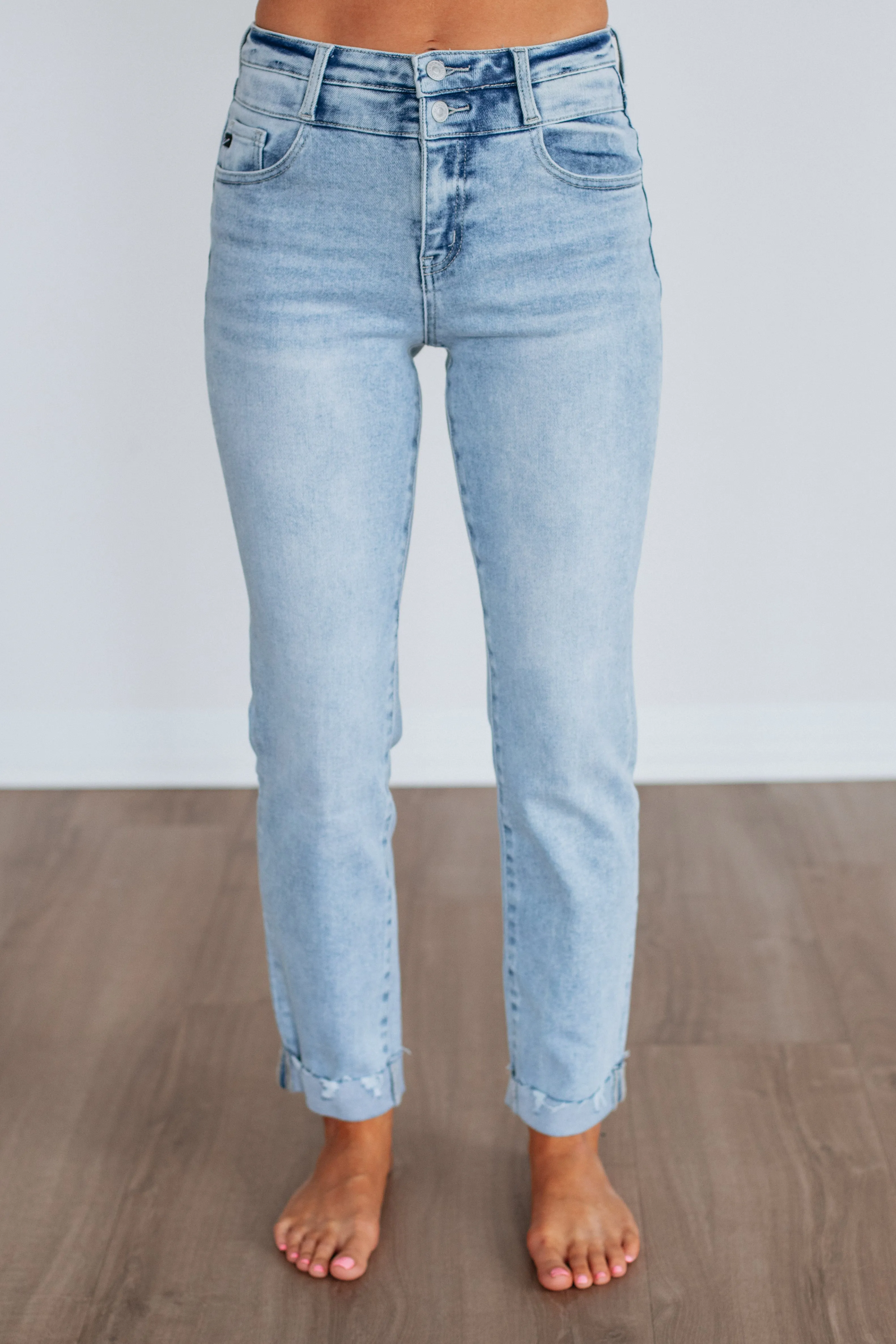 Carlin KanCan Jeans - Light Wash sold by Wild Oak Boutique product image thumbnail 3