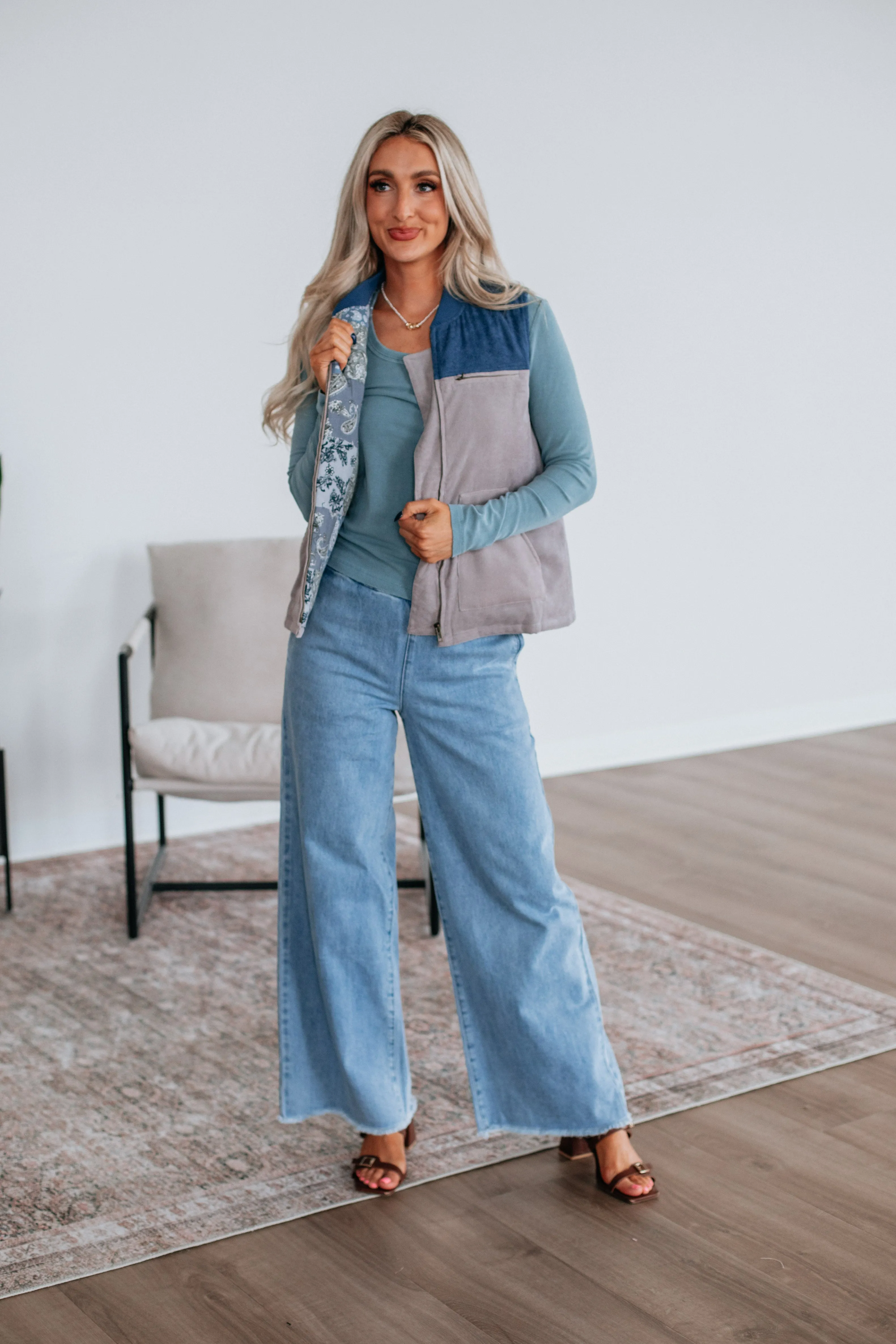 Abigail Corduroy Vest sold by Wild Oak Boutique product image thumbnail 4