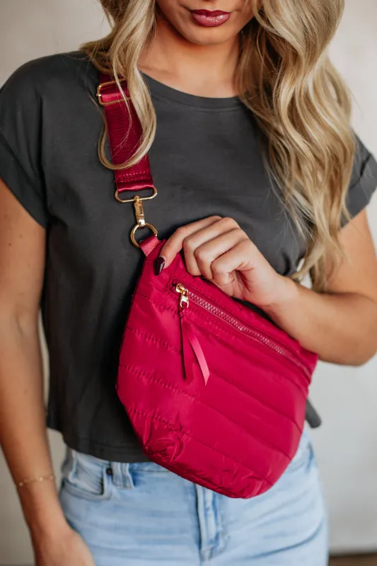 All I Need Belt Bag - Ruby sold by Wild Oak Boutique