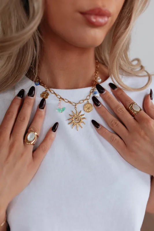 Catie Charm Necklace sold by Wild Oak Boutique