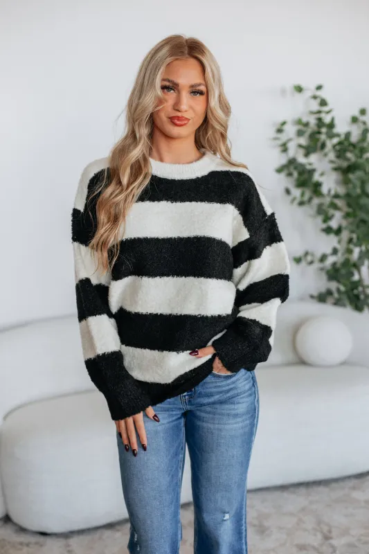 Martie Striped Sweater sold by Wild Oak Boutique