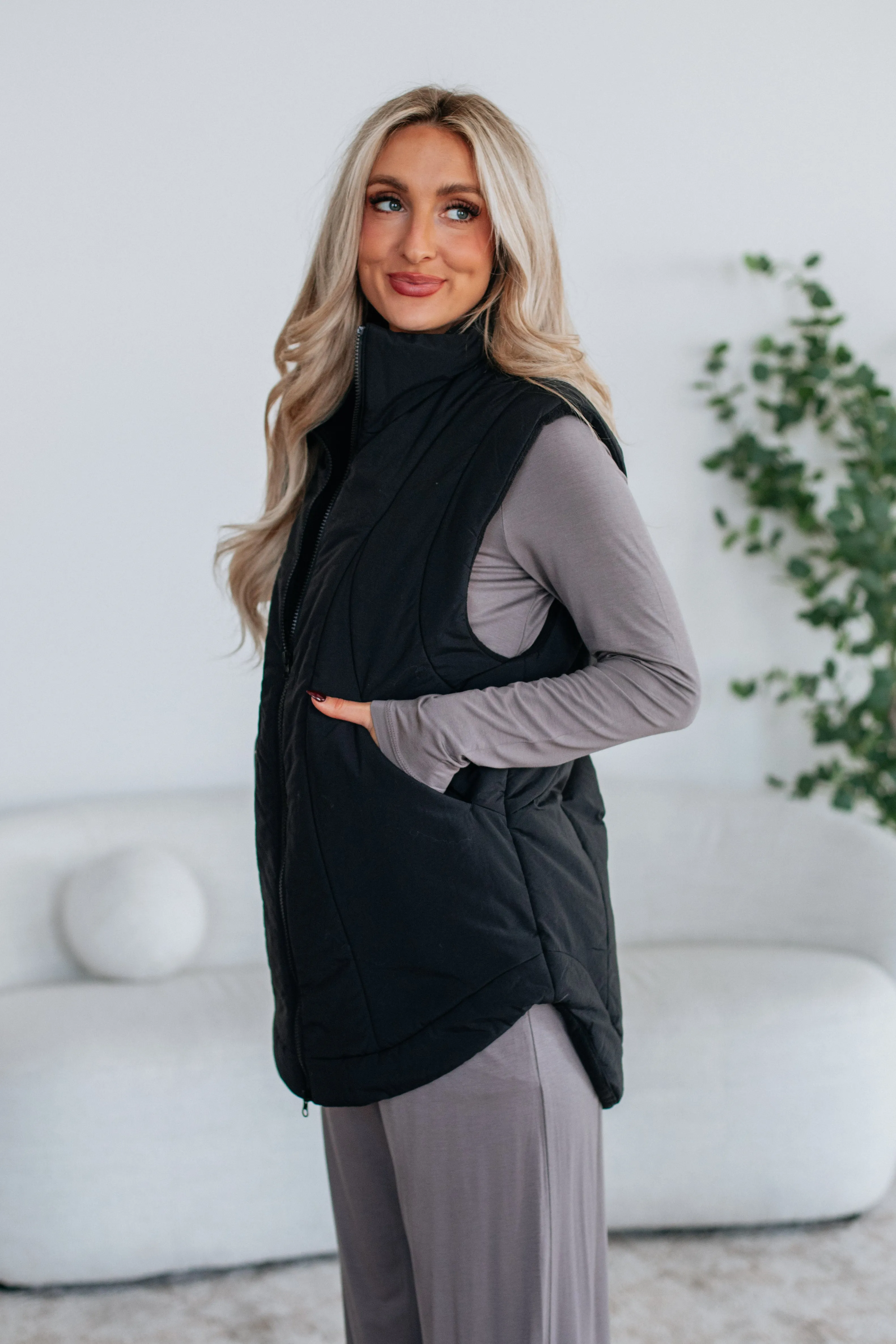 Vicki Puffer Vest sold by Wild Oak Boutique product image thumbnail 4