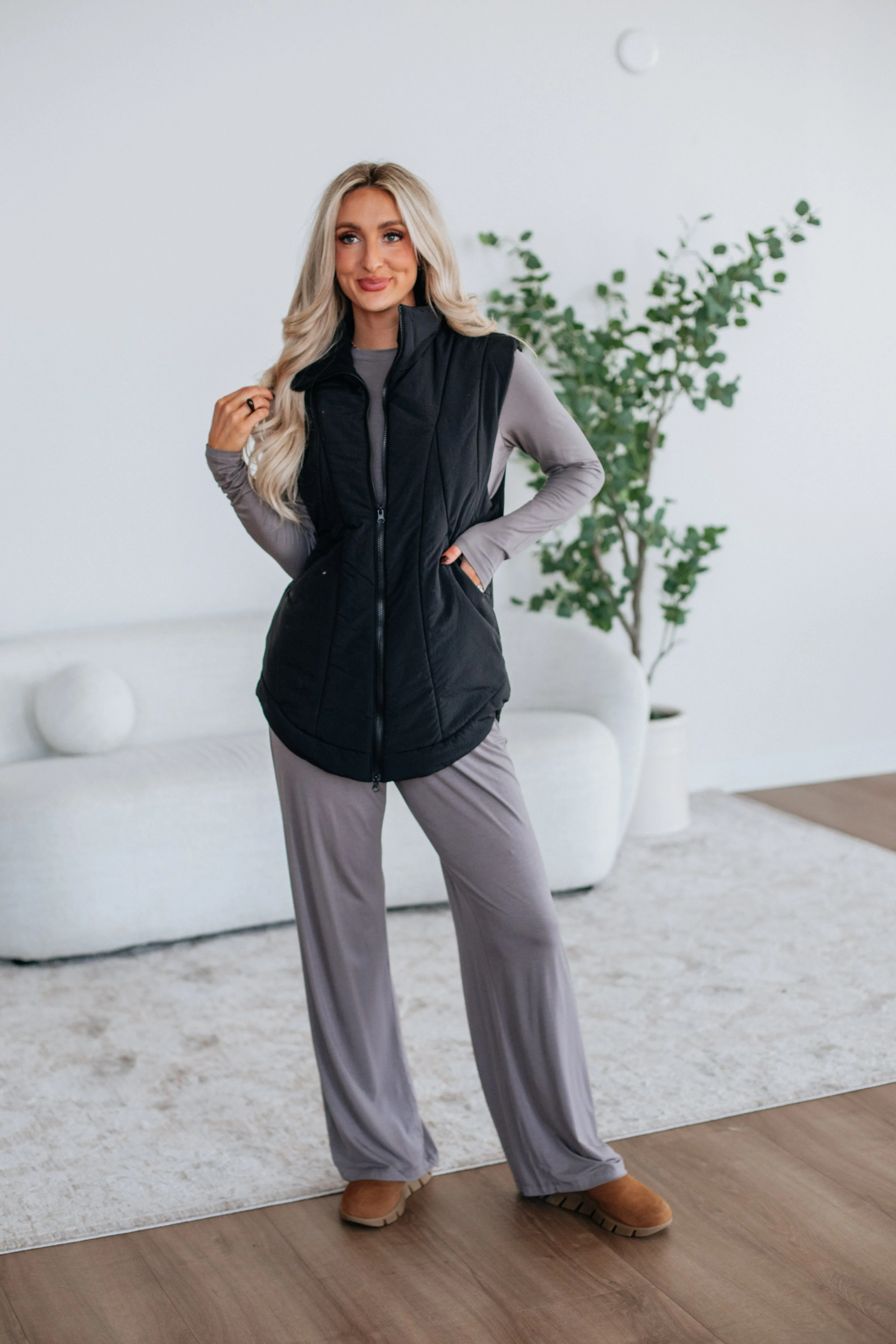 Vicki Puffer Vest sold by Wild Oak Boutique product image thumbnail 3