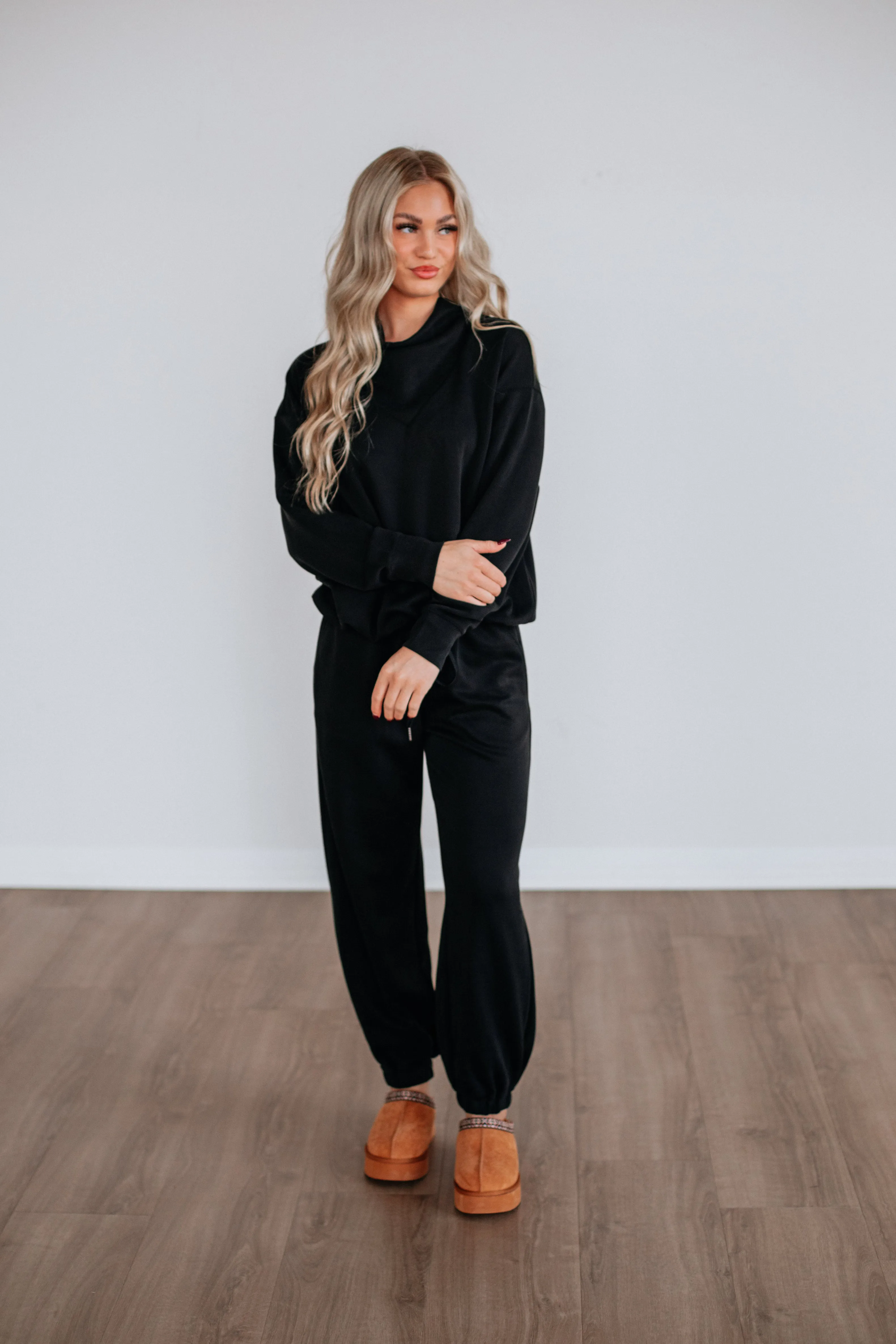 Teleri Lounge Joggers - Washed Black sold by Wild Oak Boutique product image thumbnail 5