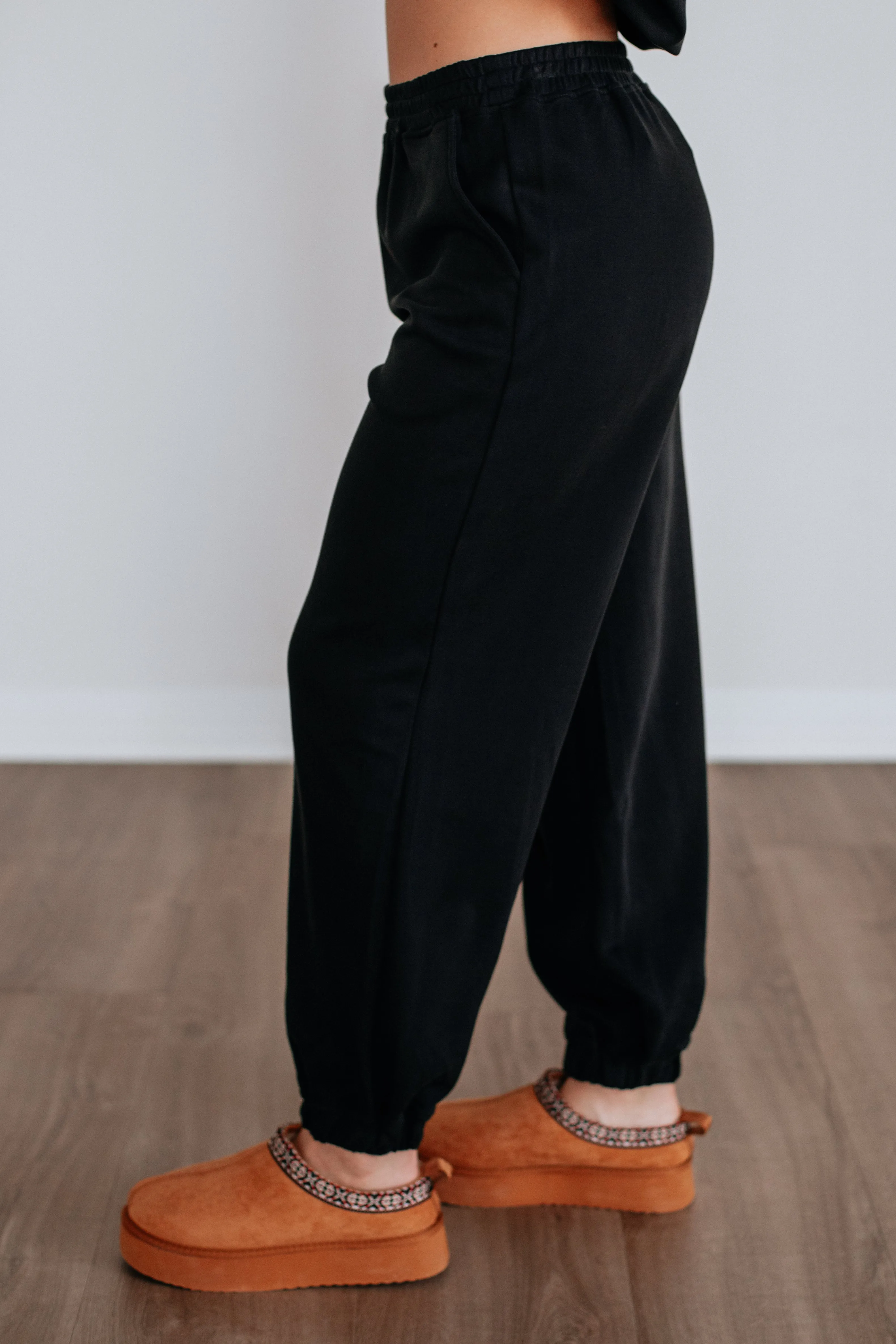 Teleri Lounge Joggers - Washed Black sold by Wild Oak Boutique product image thumbnail 4