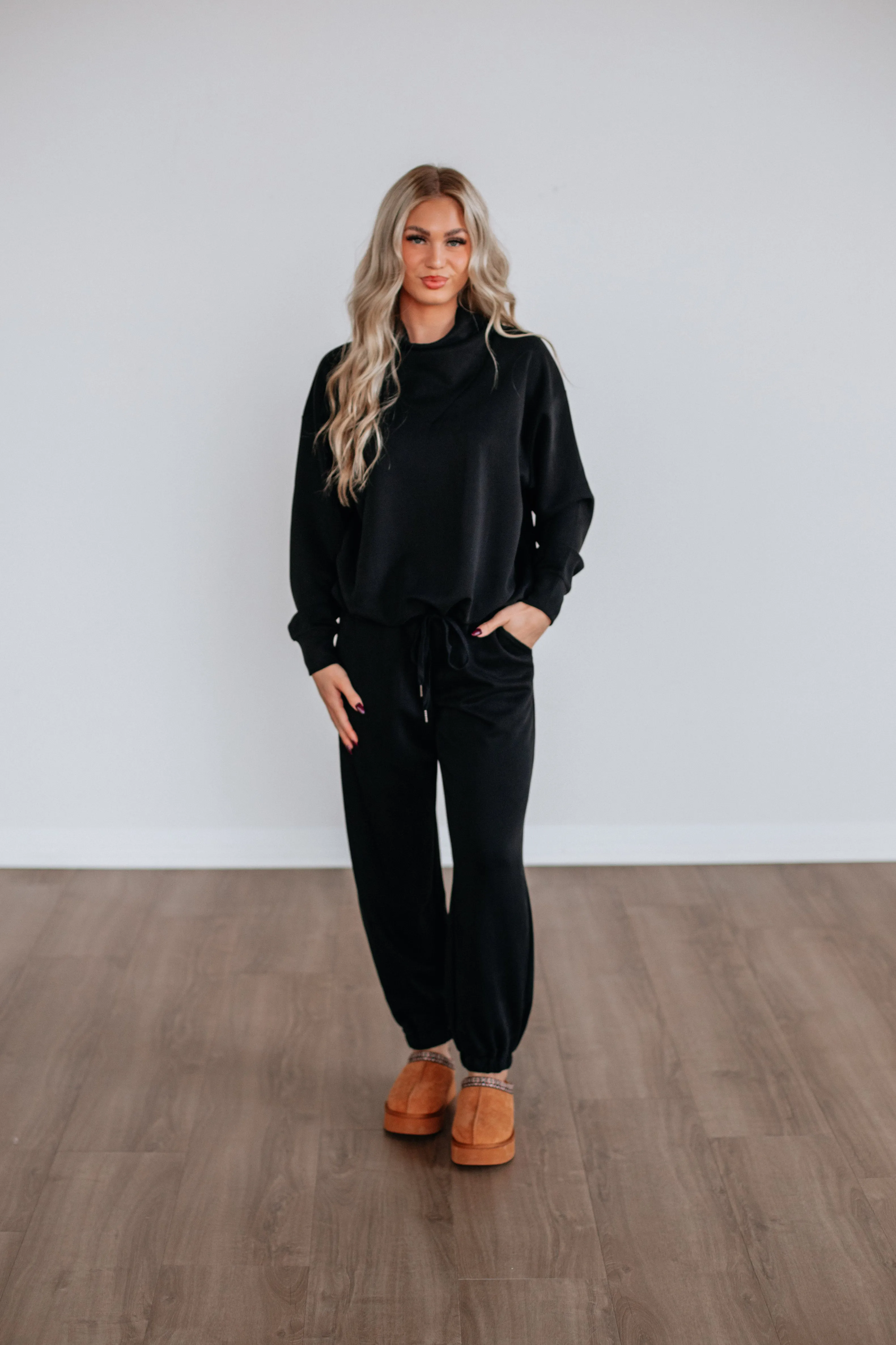 Teleri Lounge Joggers - Washed Black sold by Wild Oak Boutique product image thumbnail 2
