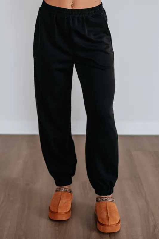 Teleri Lounge Joggers - Washed Black sold by Wild Oak Boutique