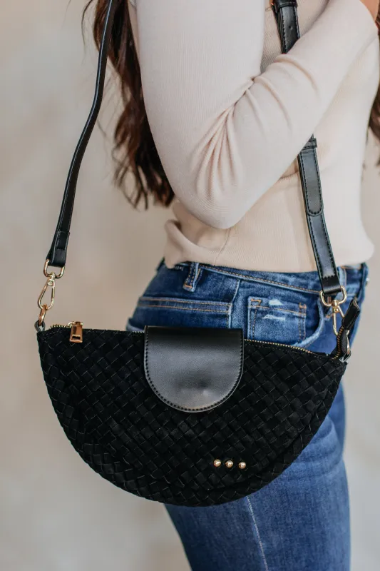 Janel Woven Crossbody Bag sold by Wild Oak Boutique