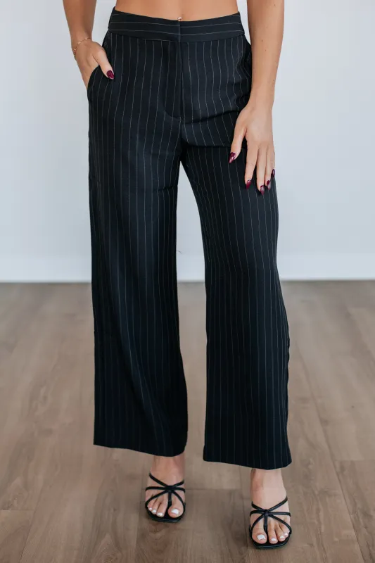 Molly Pinstriped Trousers sold by Wild Oak Boutique