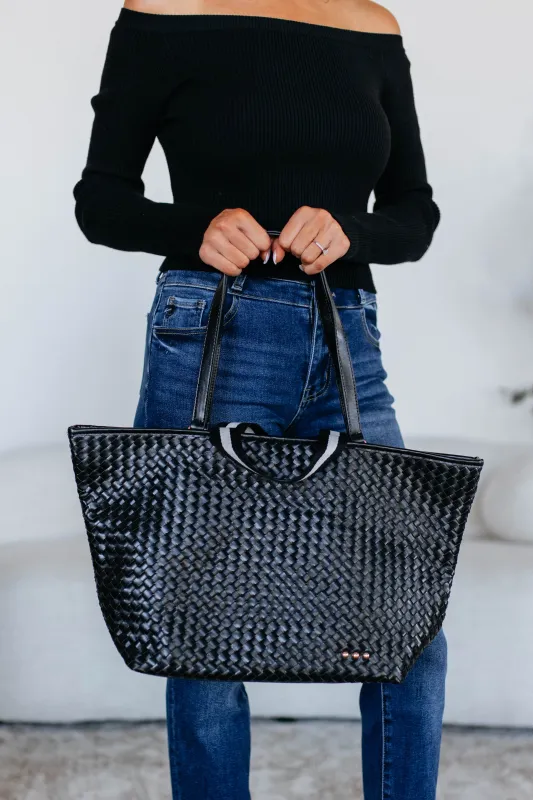 Keeley Tote Bag - Black sold by Wild Oak Boutique
