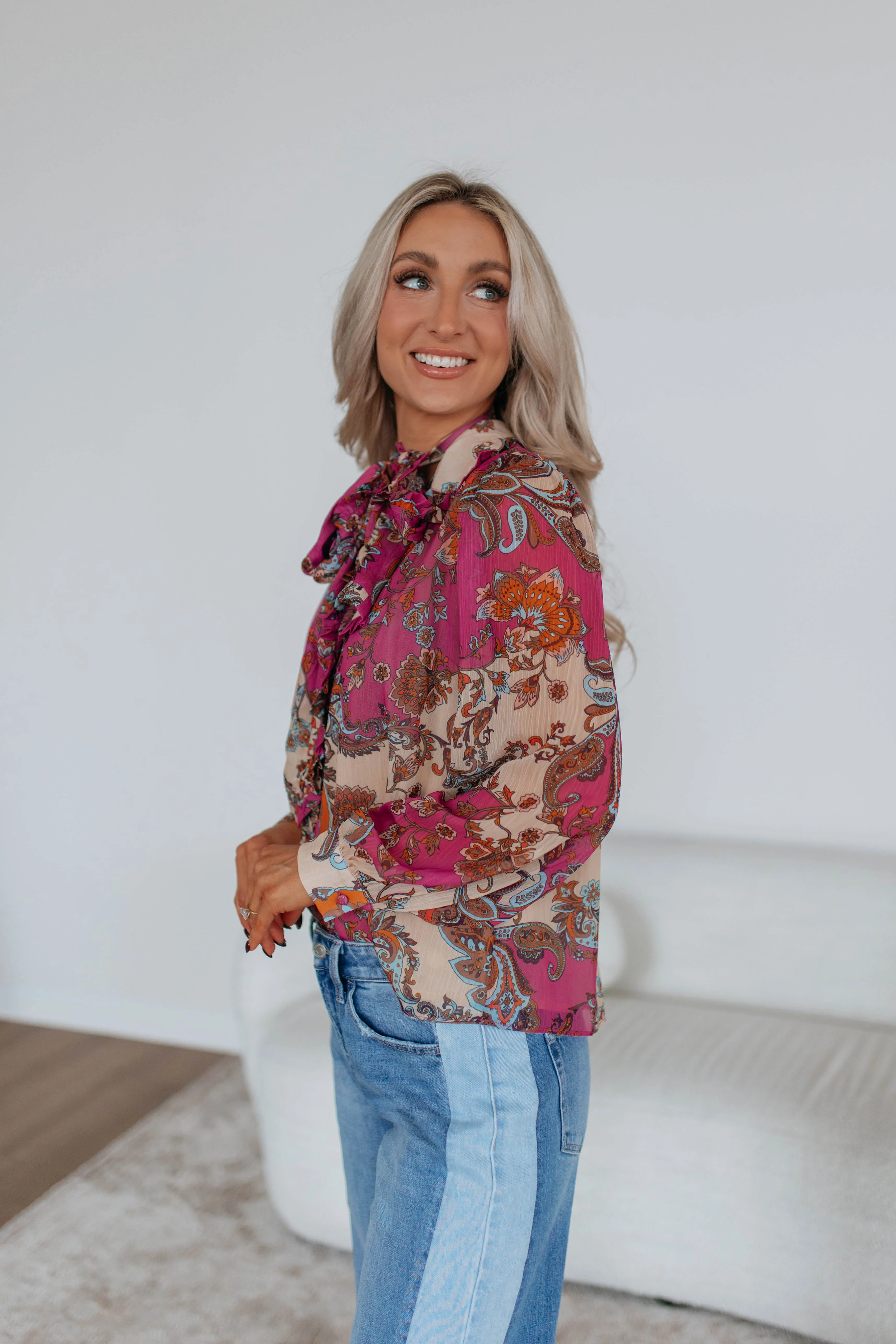 Kataline Ruffled Blouse sold by Wild Oak Boutique product image thumbnail 5