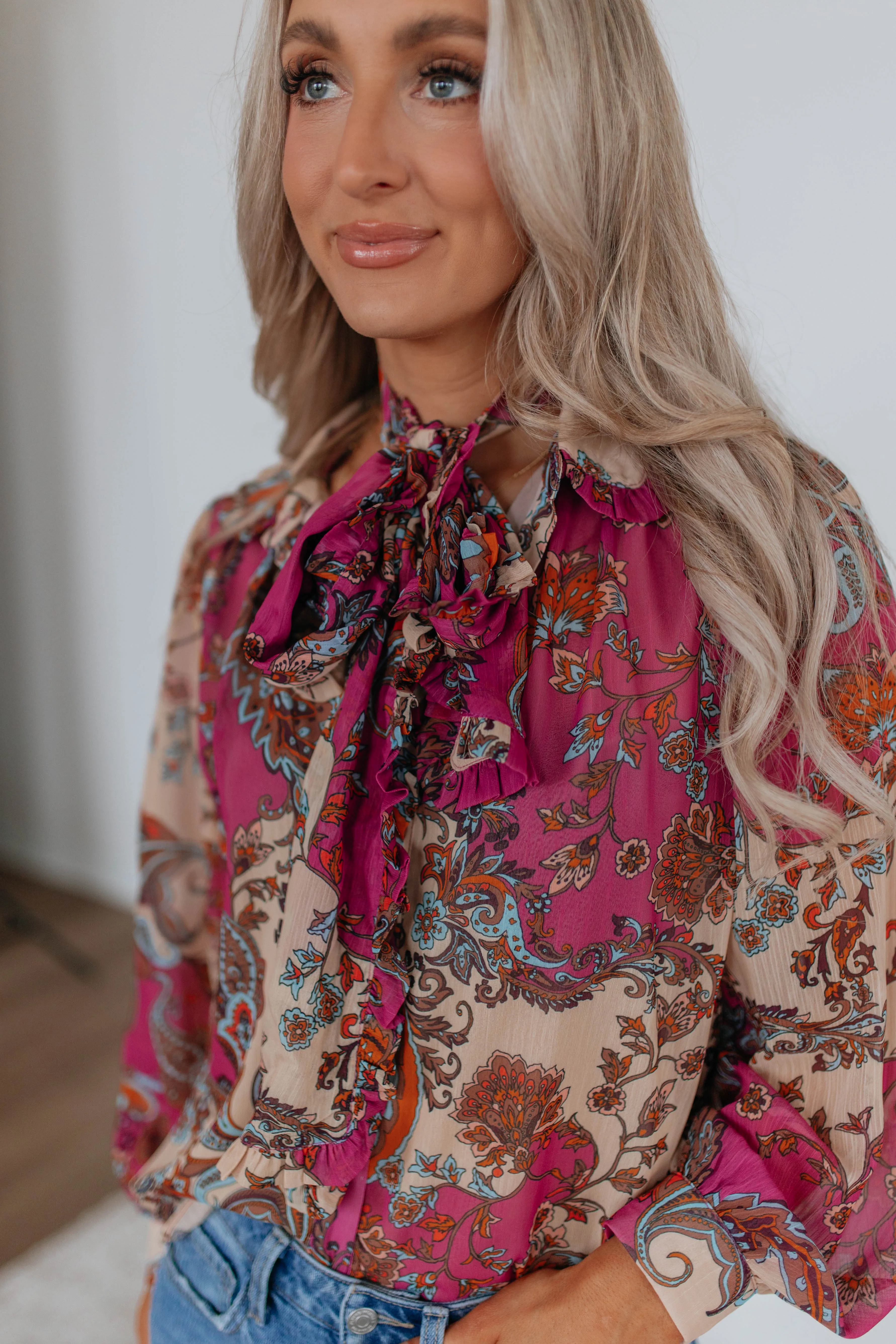 Kataline Ruffled Blouse sold by Wild Oak Boutique product image thumbnail 4