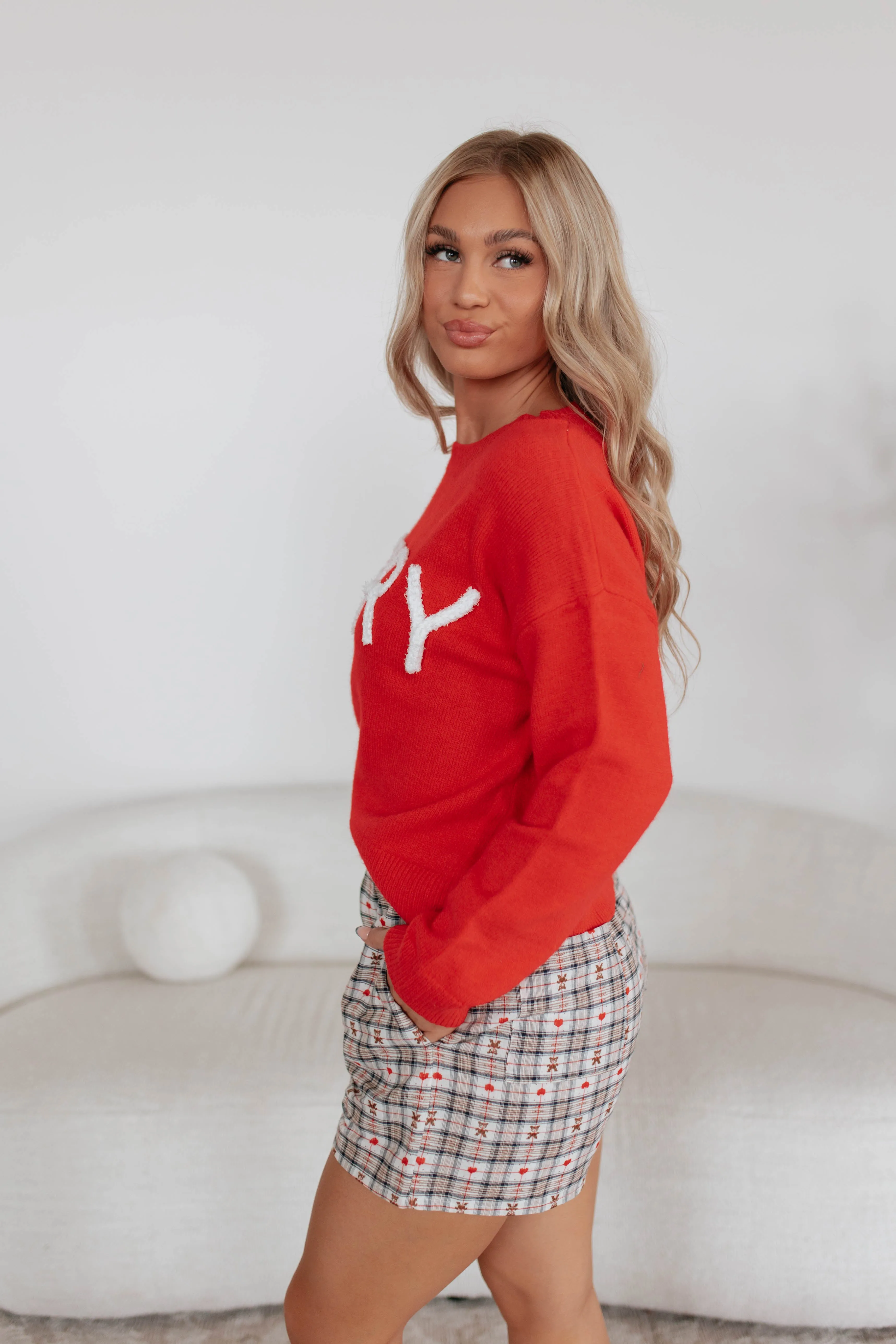 Very Merry Sweater sold by Wild Oak Boutique product image thumbnail 5