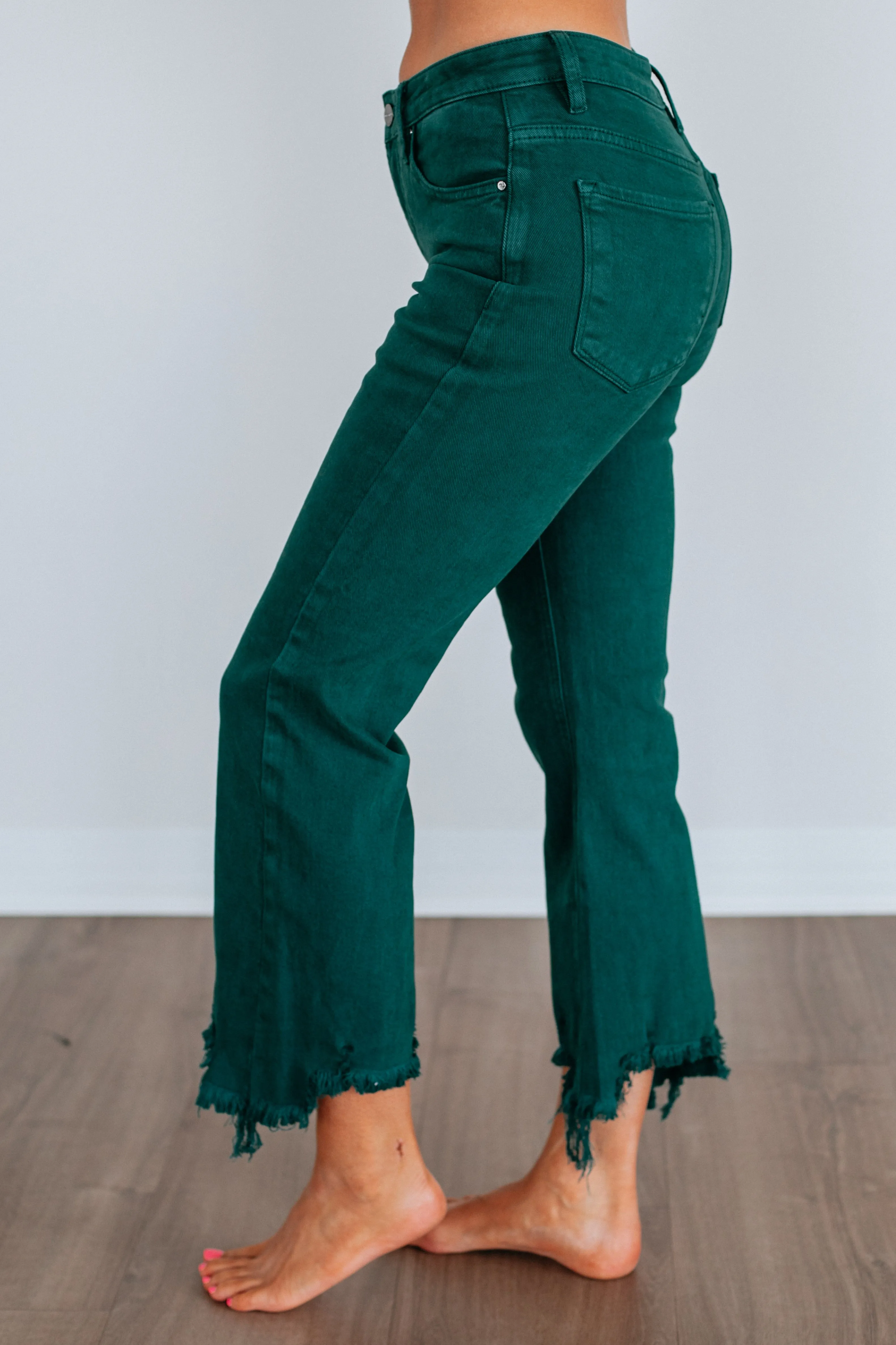 Neona Risen Jeans - Peacock sold by Wild Oak Boutique product image thumbnail 2