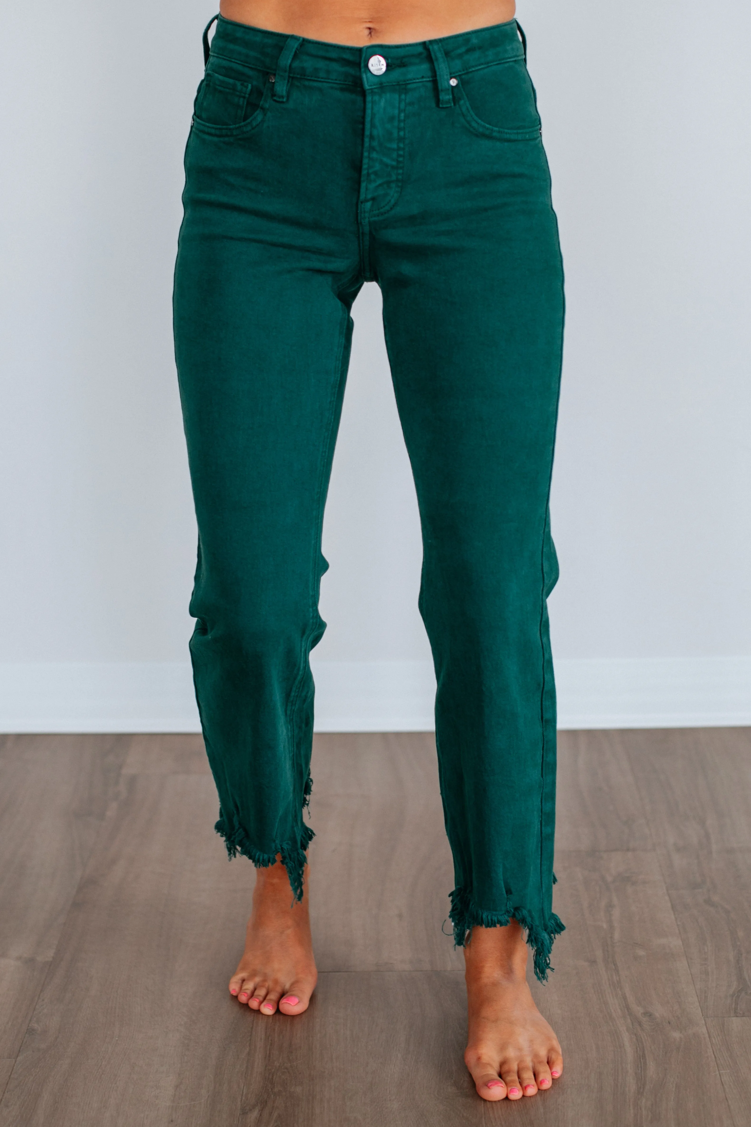 Neona Risen Jeans - Peacock sold by Wild Oak Boutique product image thumbnail 5