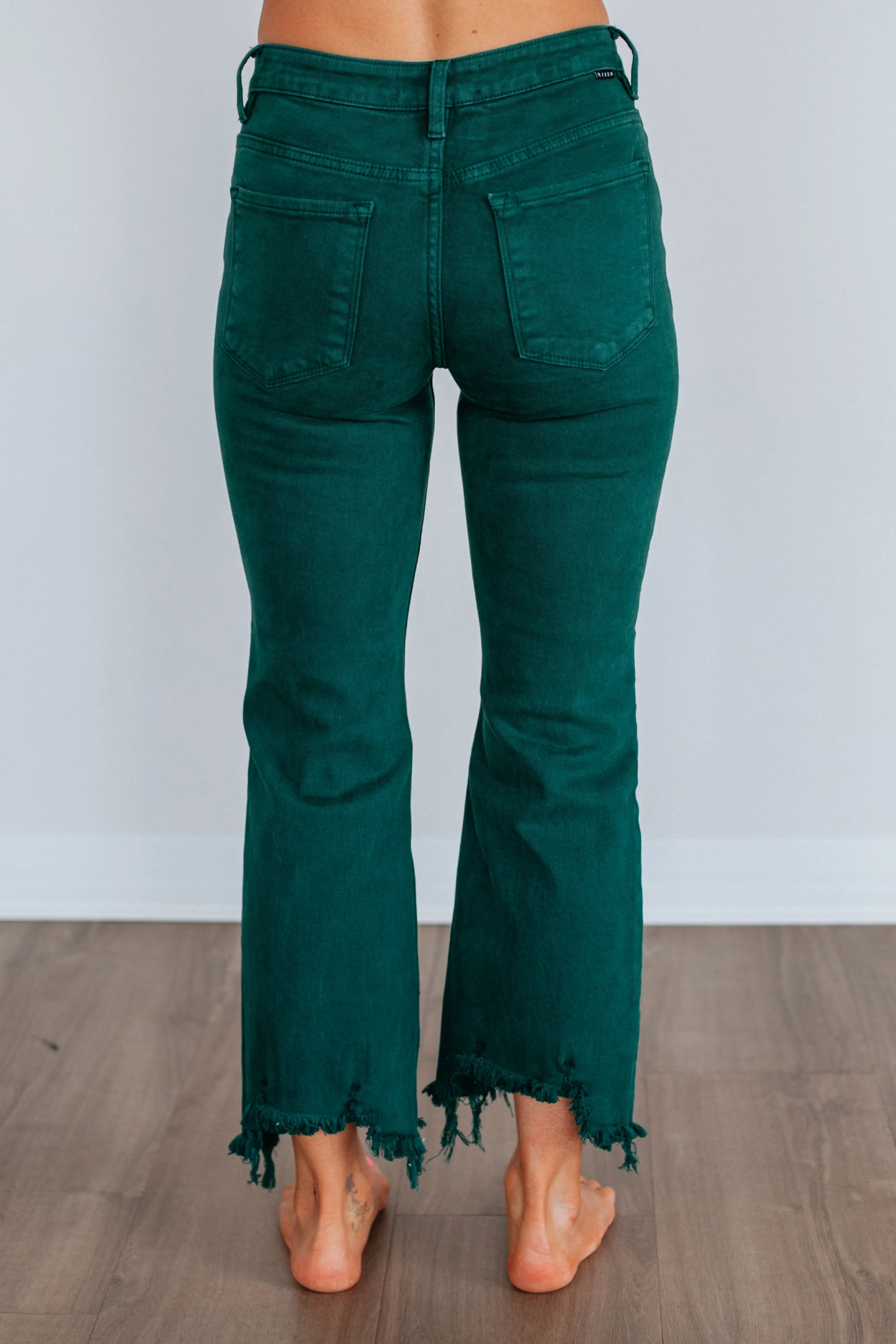 Neona Risen Jeans - Peacock sold by Wild Oak Boutique product image thumbnail 4