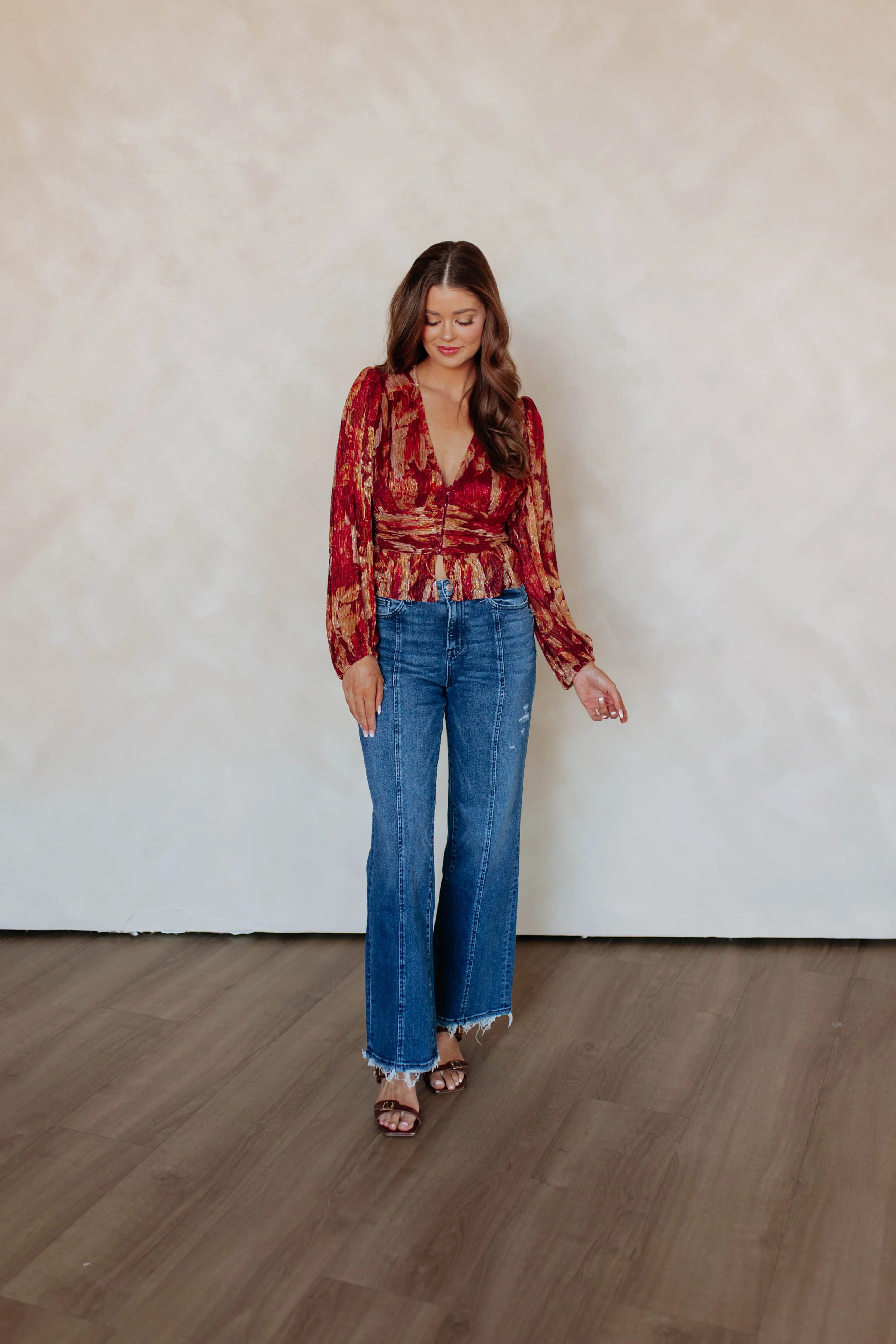 Malana Floral Top sold by Wild Oak Boutique product image thumbnail 3