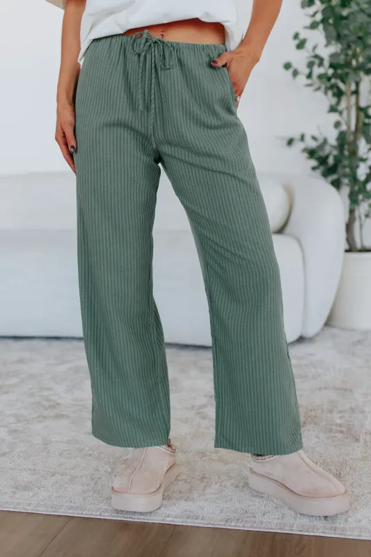 Brenna Striped Pants sold by Wild Oak Boutique