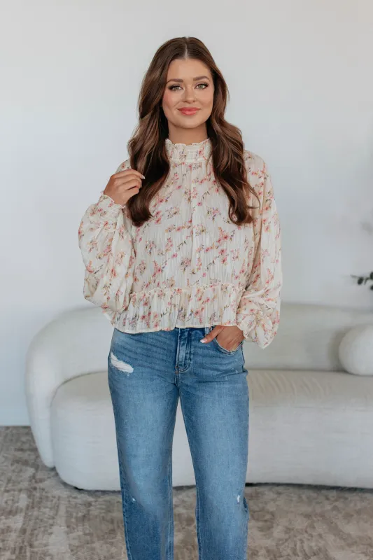 Elowen Floral Top sold by Wild Oak Boutique