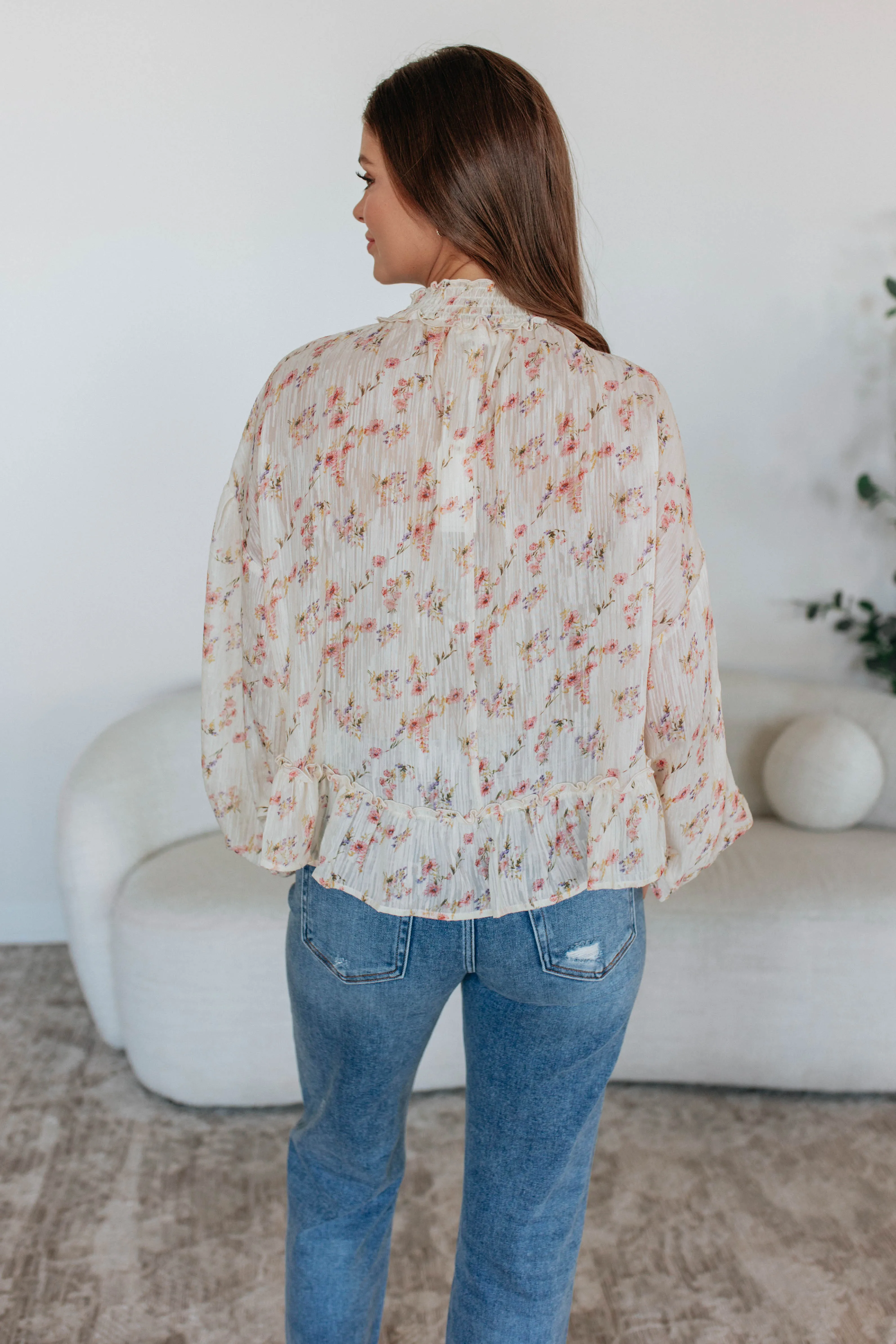 Elowen Floral Top sold by Wild Oak Boutique product image thumbnail 5