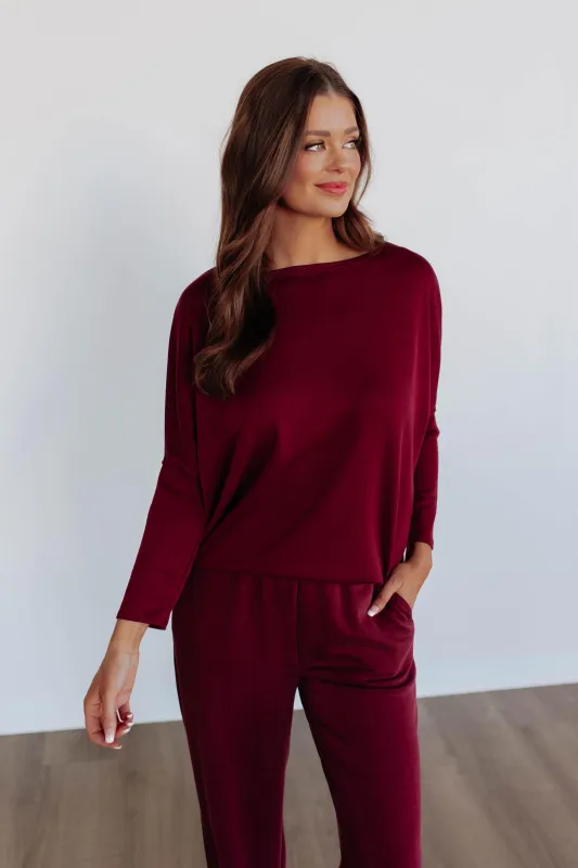 Cherie Dolman Top made by Charlotte Avery
