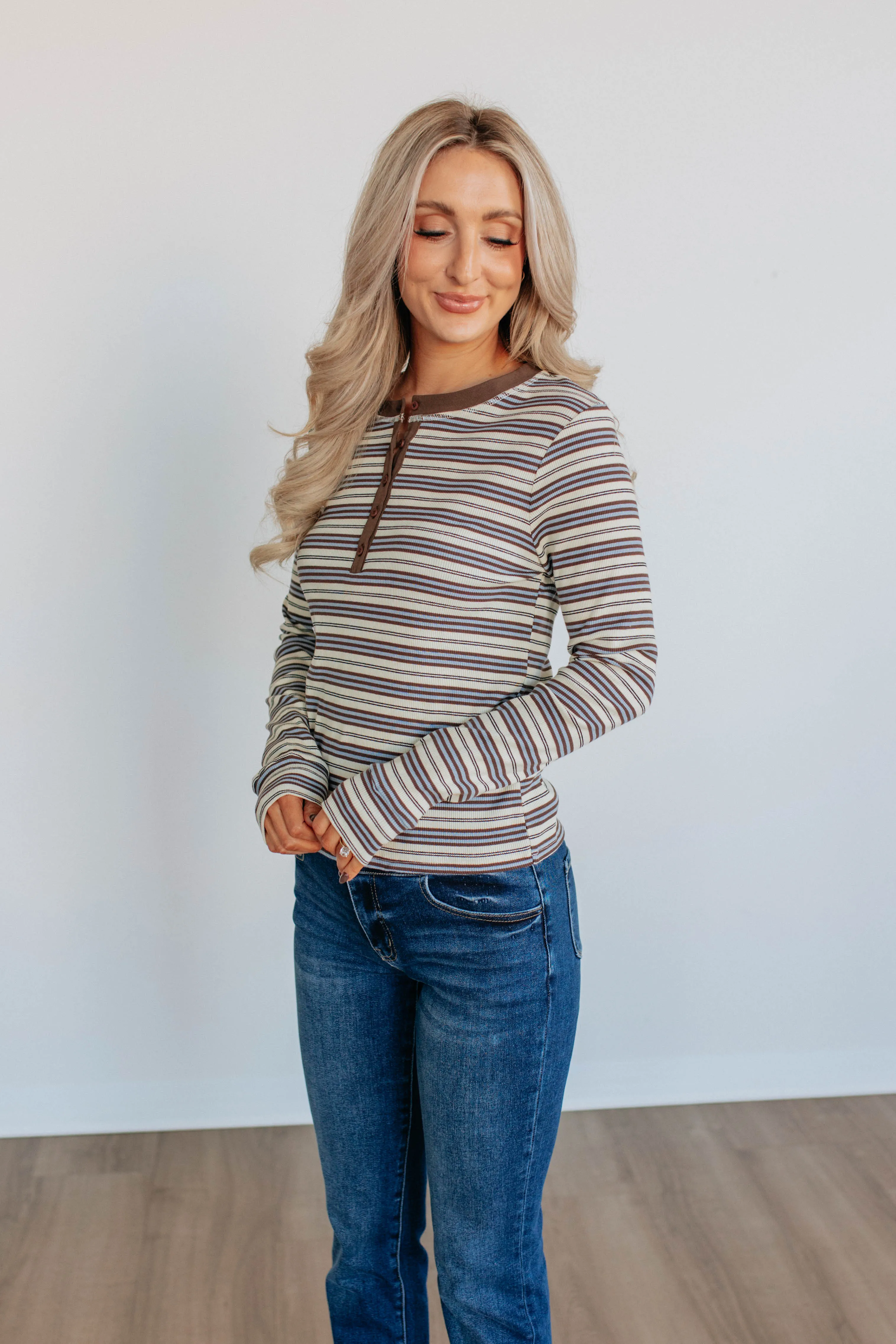 Braylie Striped Top sold by Wild Oak Boutique product image thumbnail 5