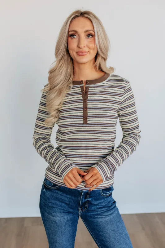 Braylie Striped Top made by Wishlist