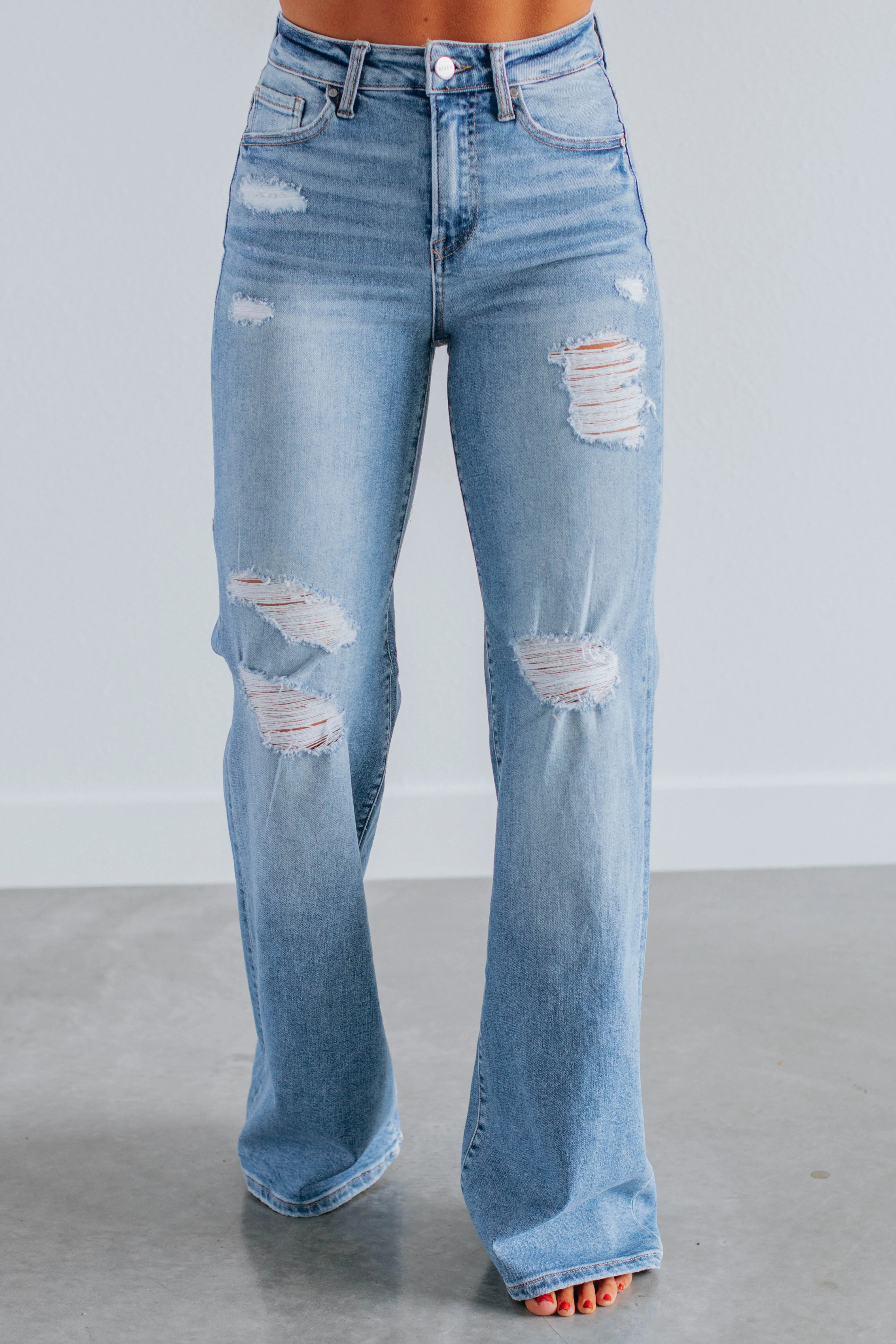 Kimora Risen Jeans - Medium Wash sold by Wild Oak Boutique