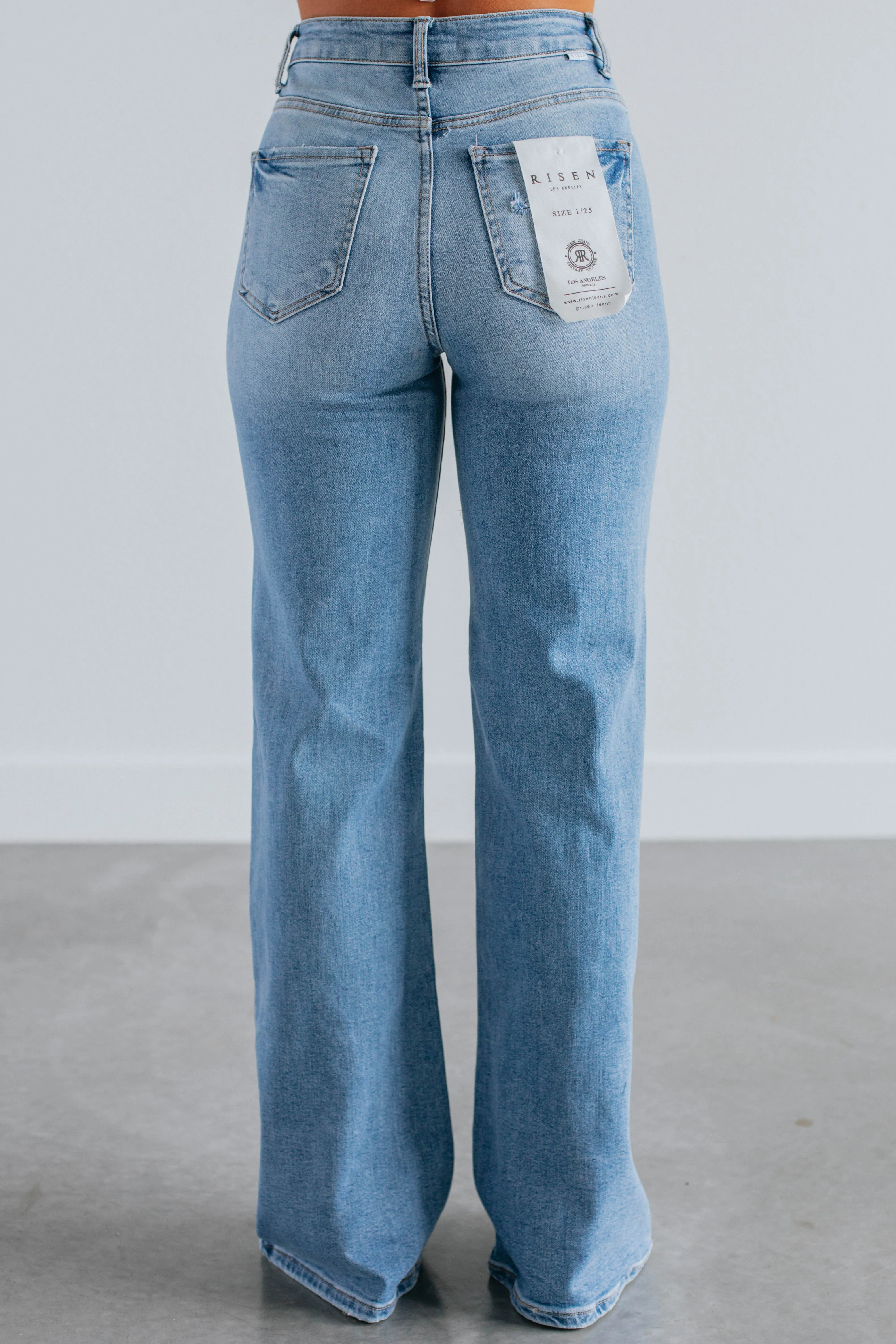 Kimora Risen Jeans - Medium Wash sold by Wild Oak Boutique product image thumbnail 4