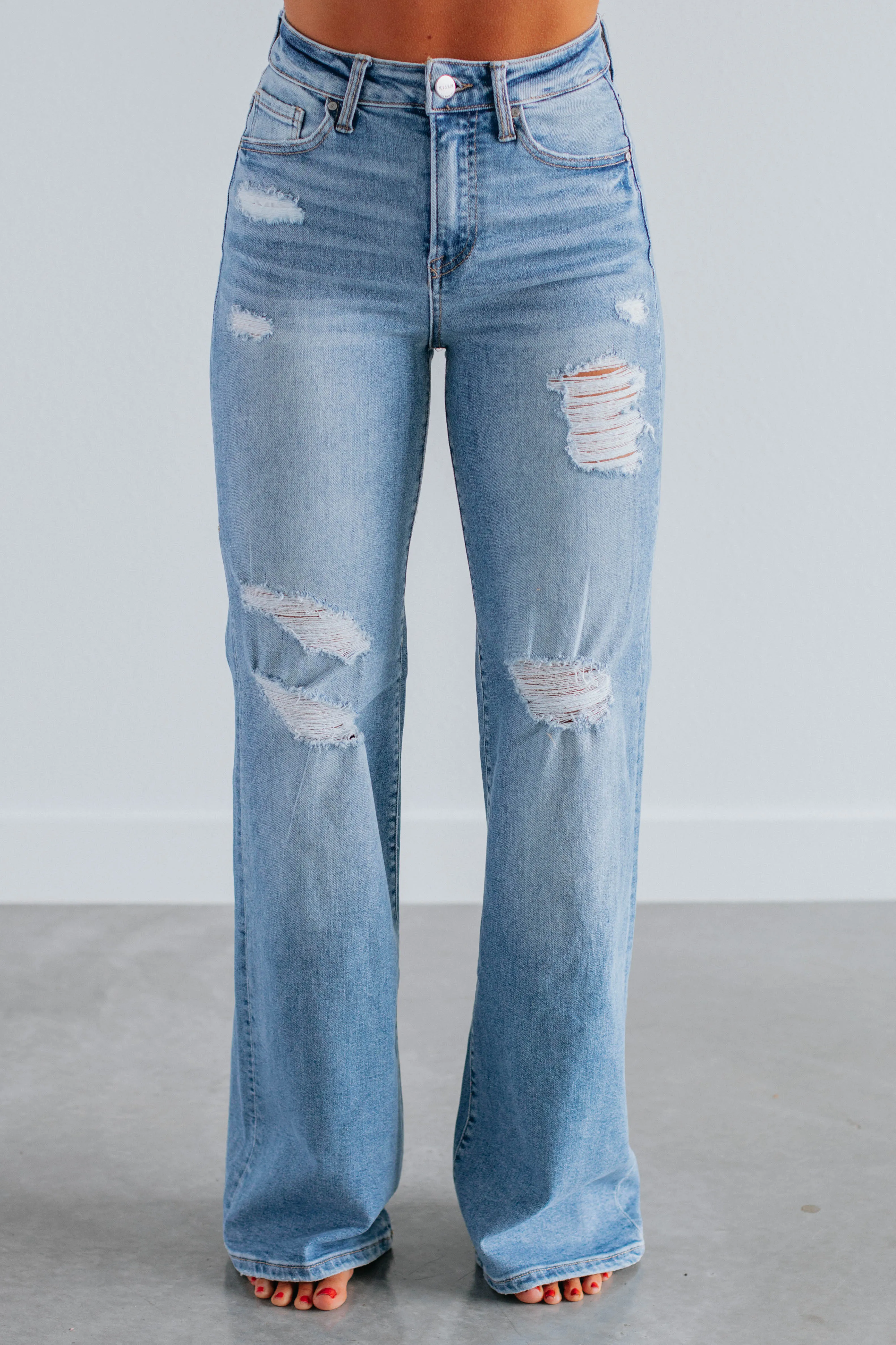 Kimora Risen Jeans - Medium Wash sold by Wild Oak Boutique product image thumbnail 3