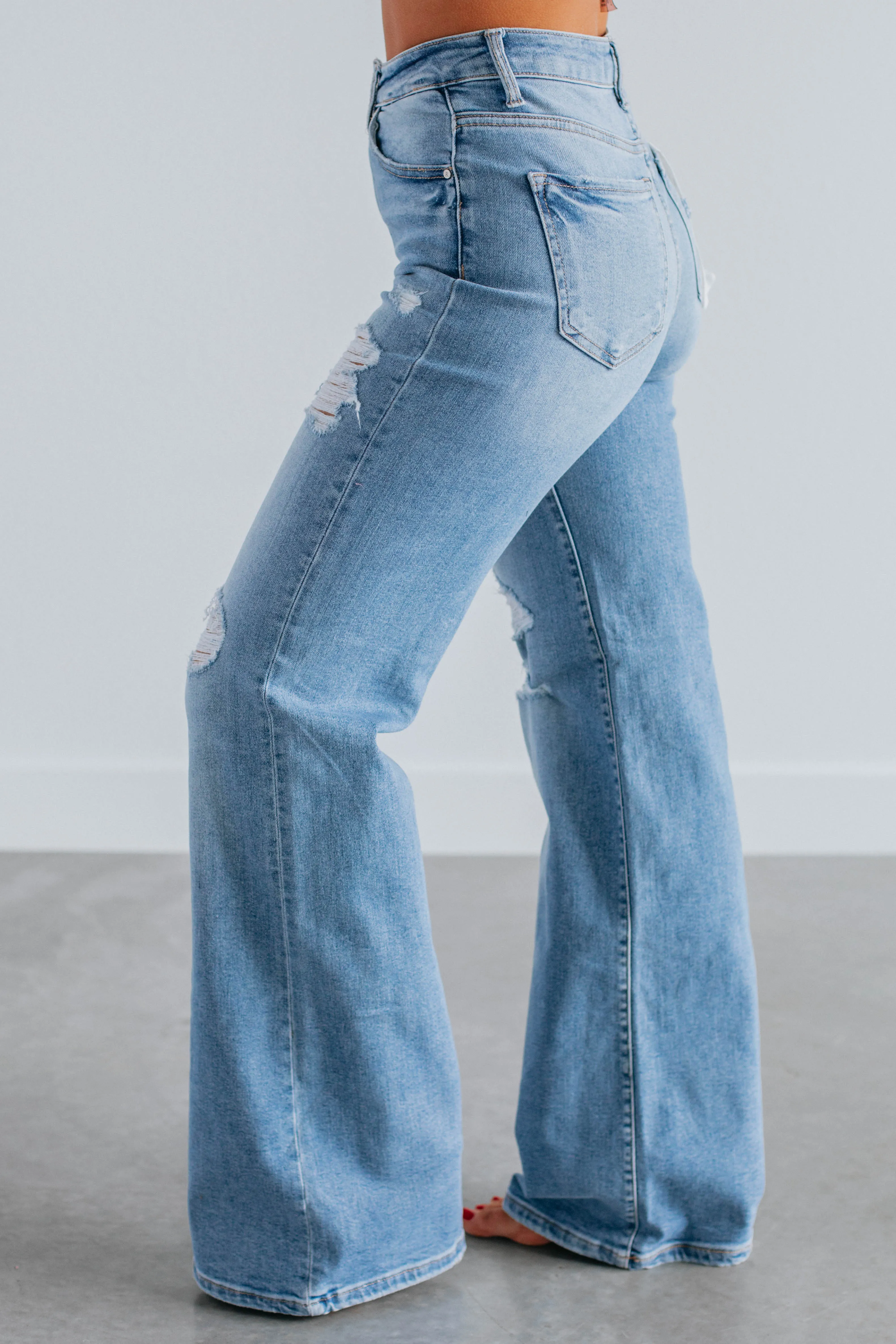 Kimora Risen Jeans - Medium Wash sold by Wild Oak Boutique product image thumbnail 2