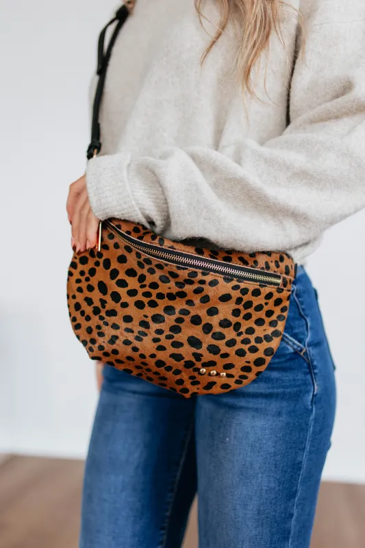 Patsy Hair On Hide Bum Bag sold by Wild Oak Boutique