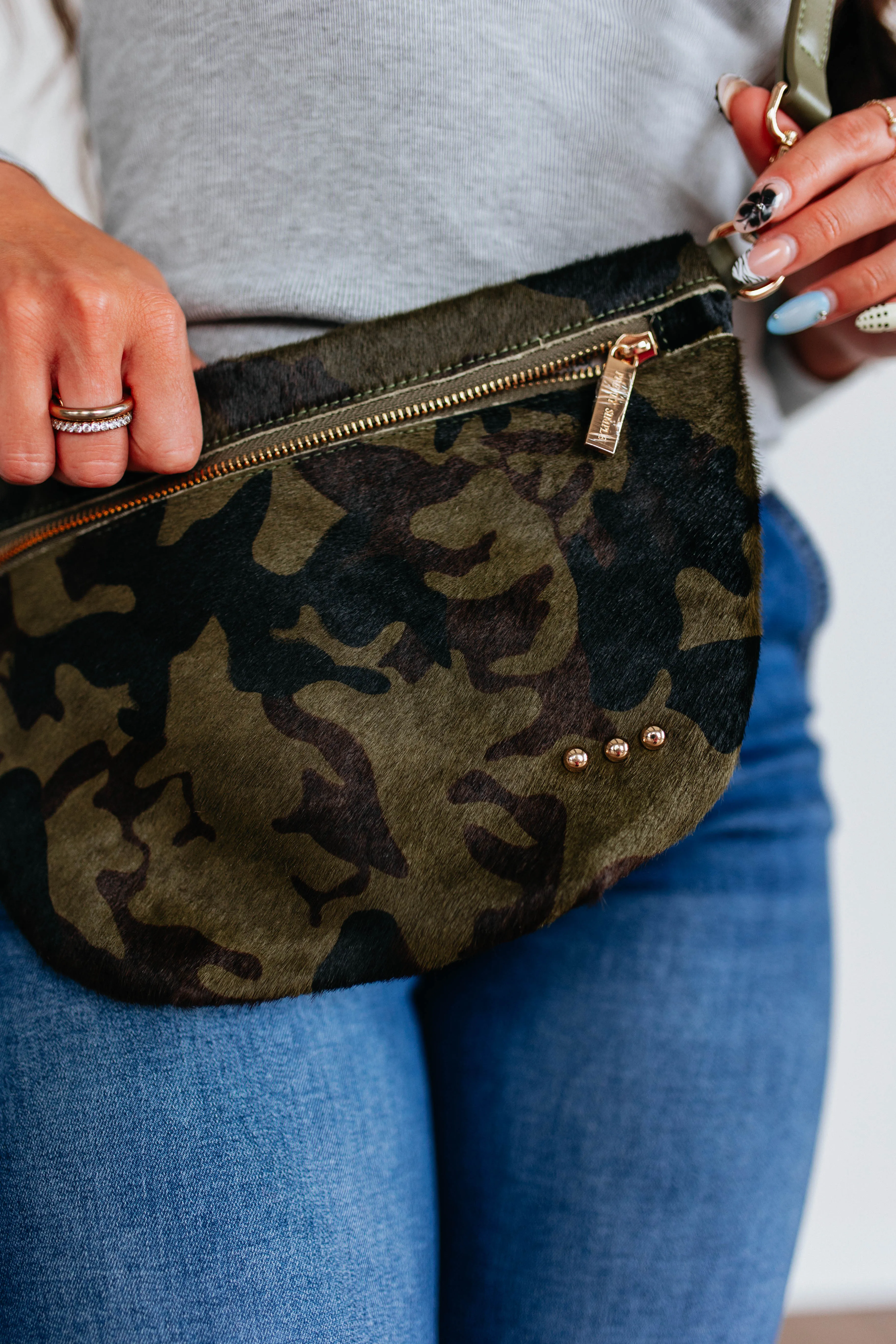 Patsy Hair On Hide Bum Bag sold by Wild Oak Boutique product image thumbnail 5